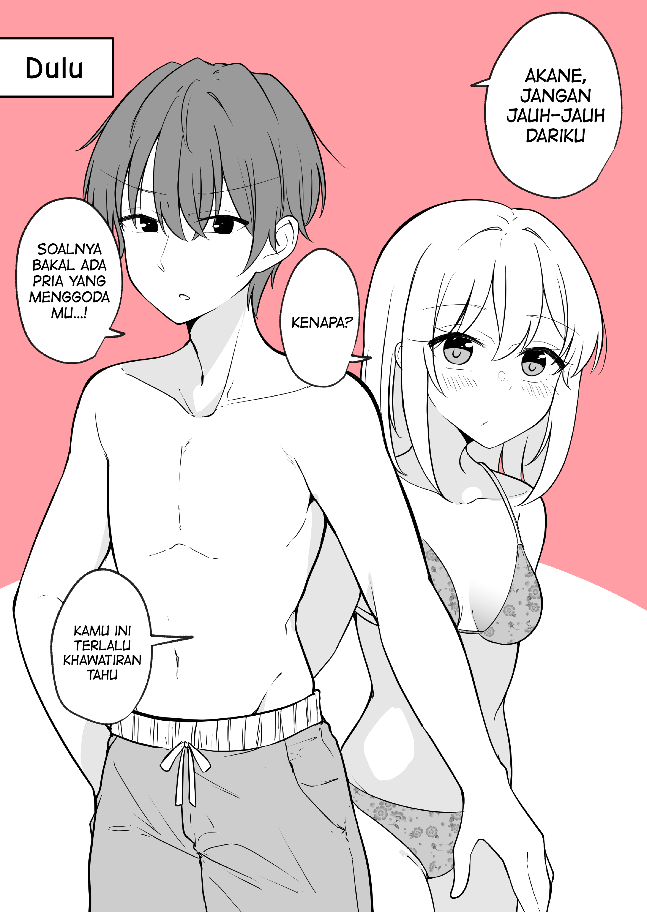 Aru Hi Kareshi ga Onnanoko ni Natteshimatta Couple no Nichijou Chapter 24 - halaman 1