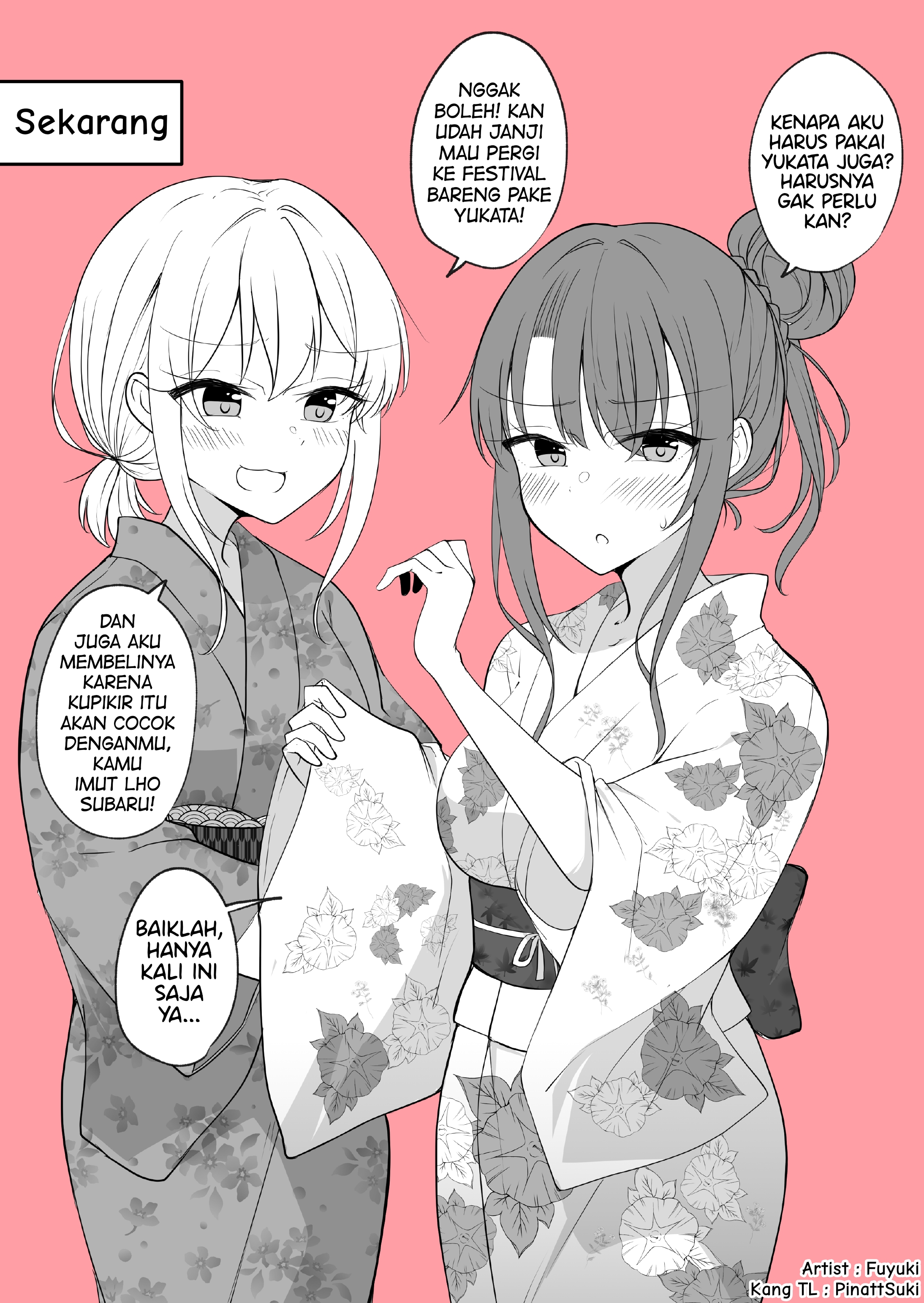 Aru Hi Kareshi ga Onnanoko ni Natteshimatta Couple no Nichijou Chapter 27 - halaman 2