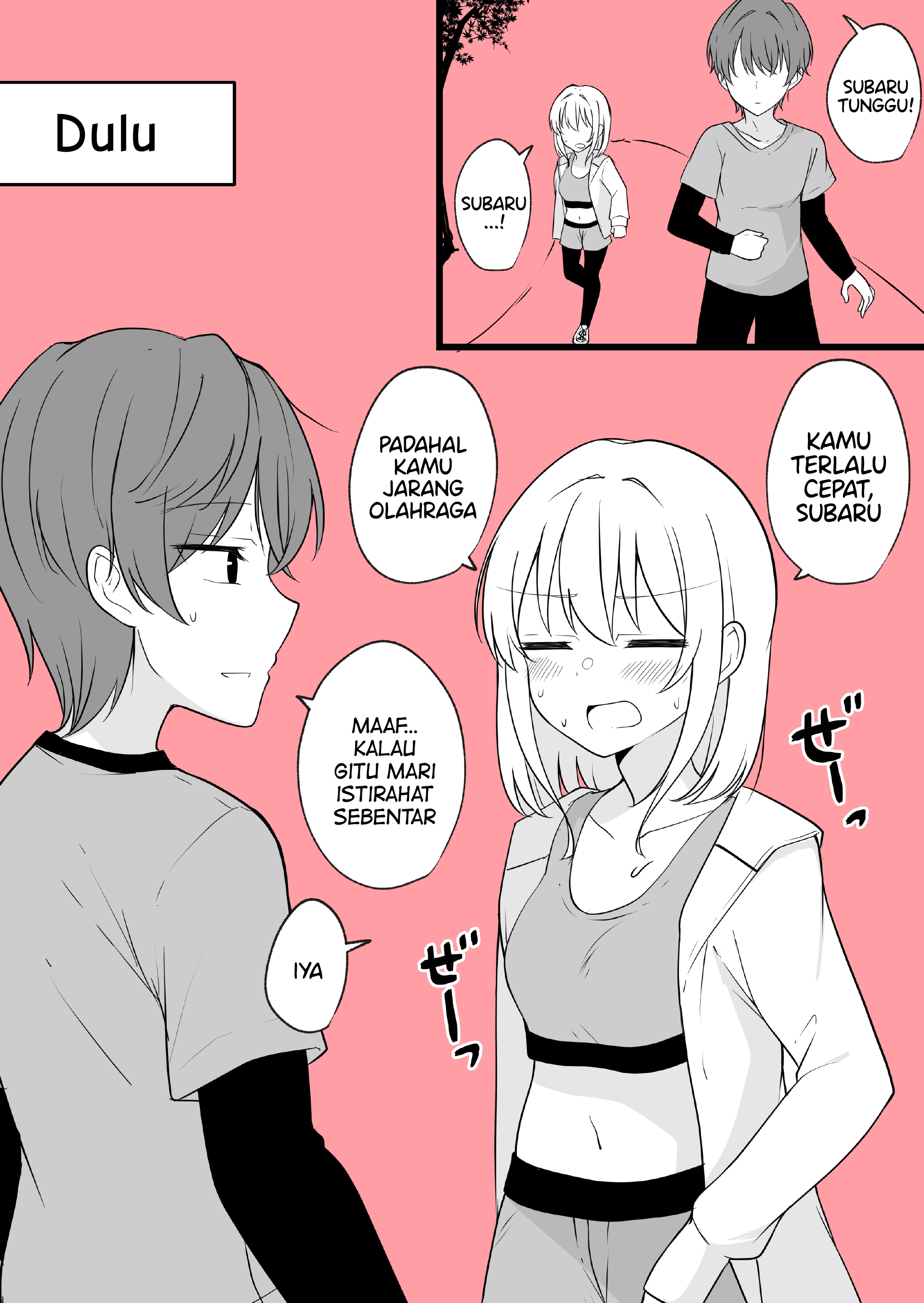 Aru Hi Kareshi ga Onnanoko ni Natteshimatta Couple no Nichijou Chapter 30 - halaman 1