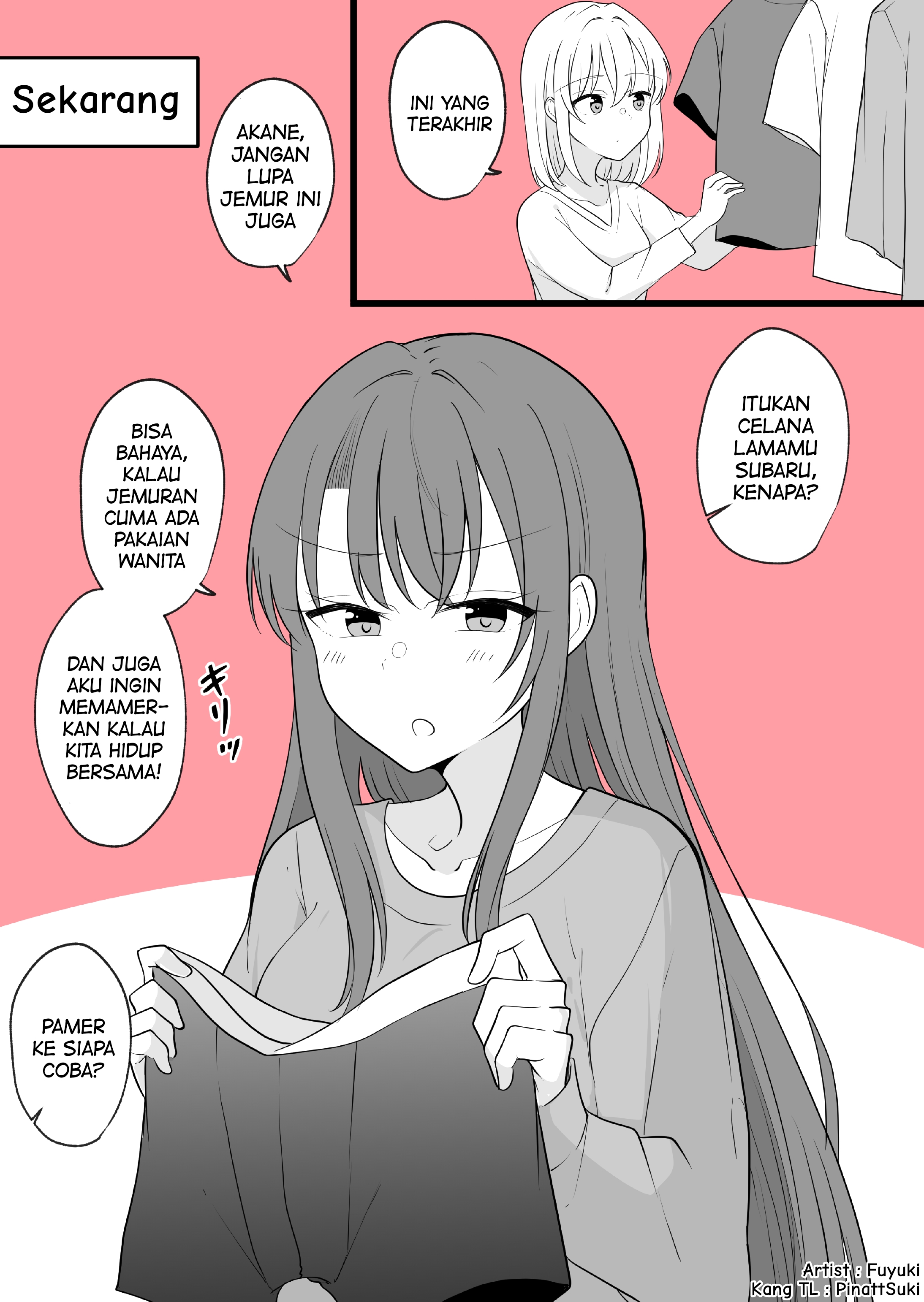 Aru Hi Kareshi ga Onnanoko ni Natteshimatta Couple no Nichijou Chapter 33 - halaman 2
