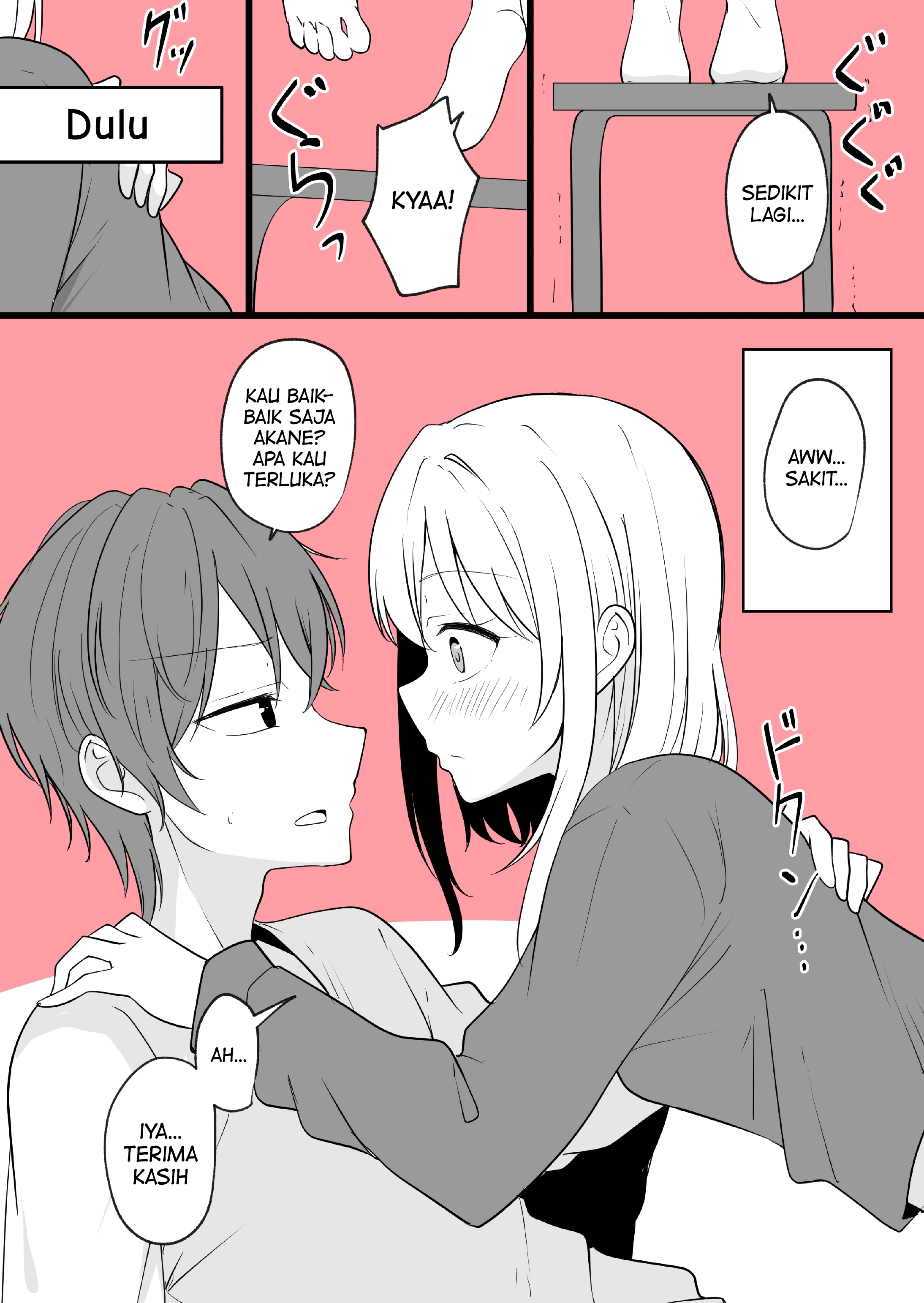 Aru Hi Kareshi ga Onnanoko ni Natteshimatta Couple no Nichijou Chapter 34 - halaman 1