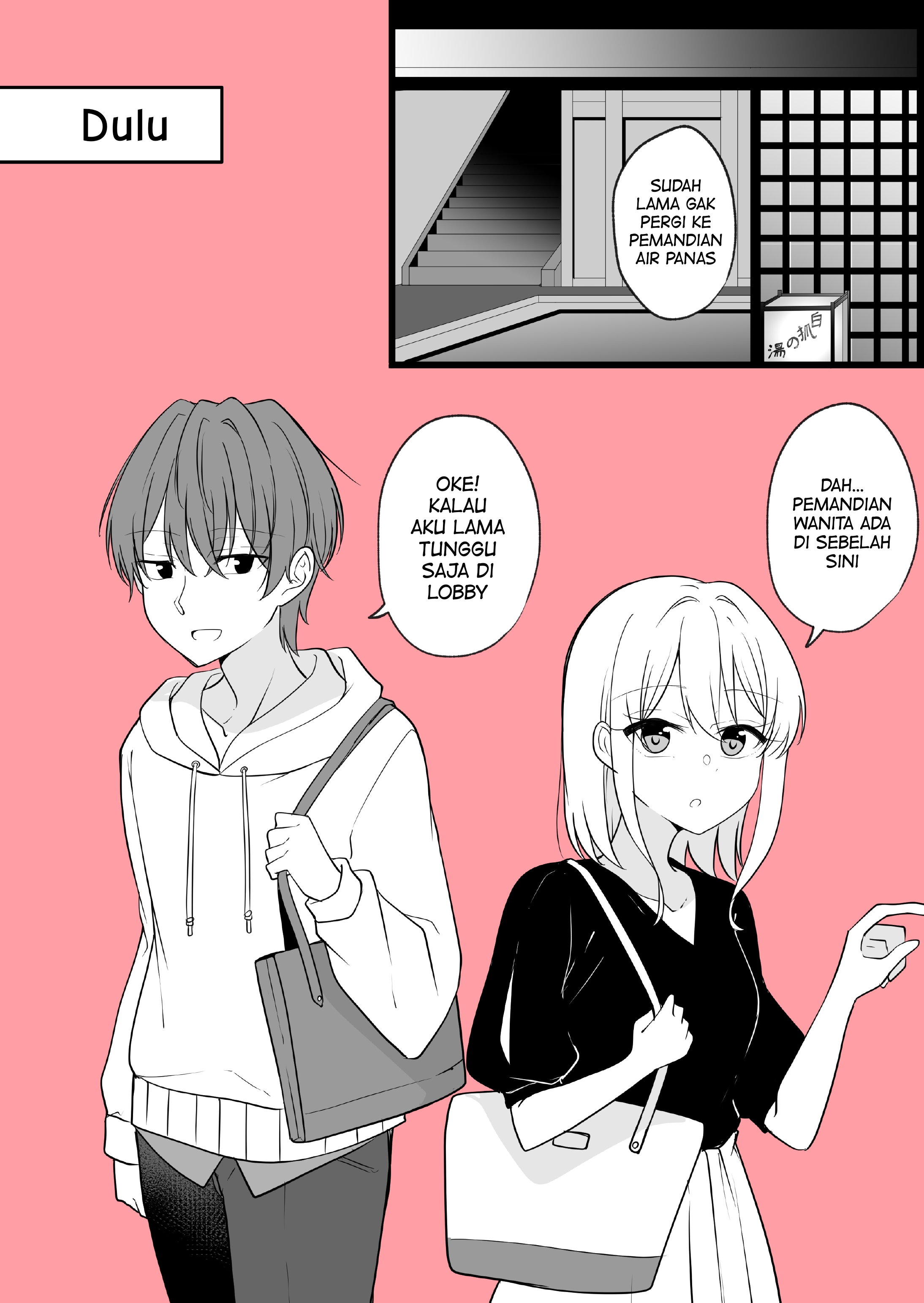 Aru Hi Kareshi ga Onnanoko ni Natteshimatta Couple no Nichijou Chapter 36 - halaman 1