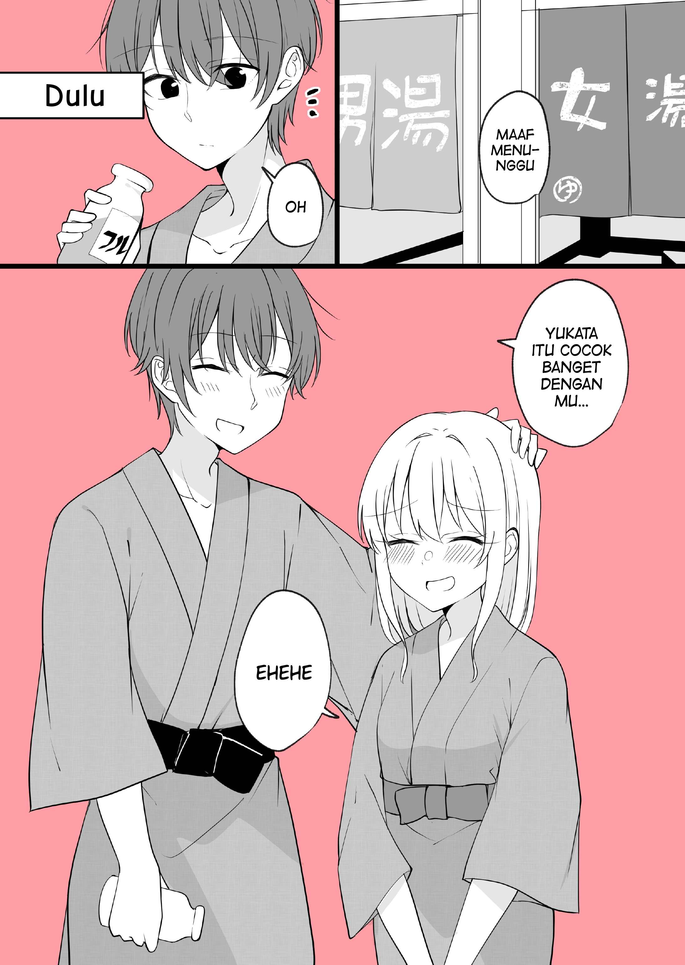 Aru Hi Kareshi ga Onnanoko ni Natteshimatta Couple no Nichijou Chapter 37 - halaman 1
