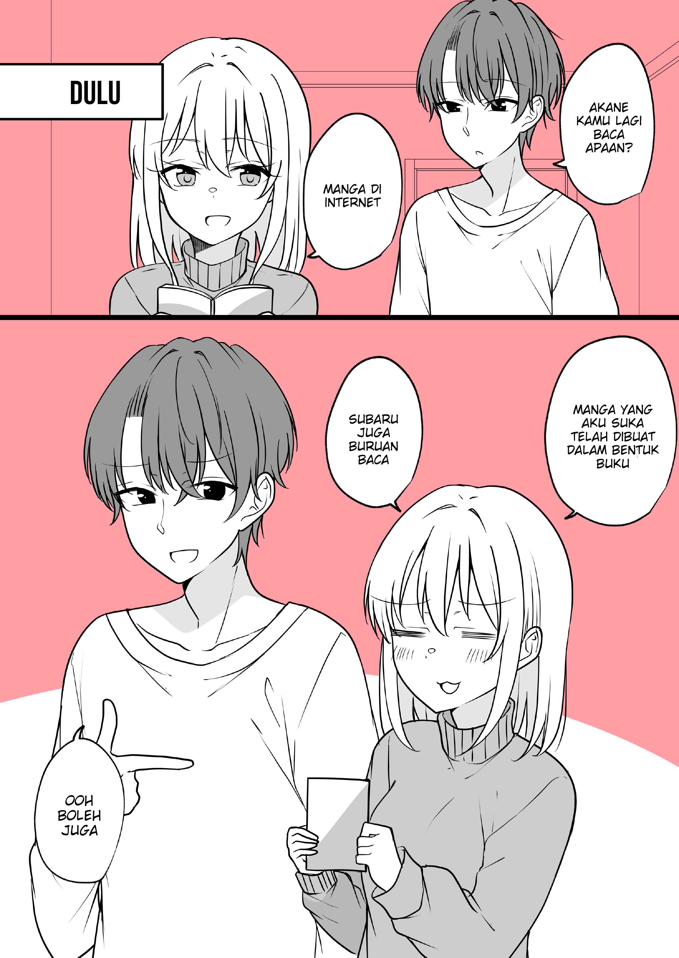 Aru Hi Kareshi ga Onnanoko ni Natteshimatta Couple no Nichijou Chapter 43 - halaman 2