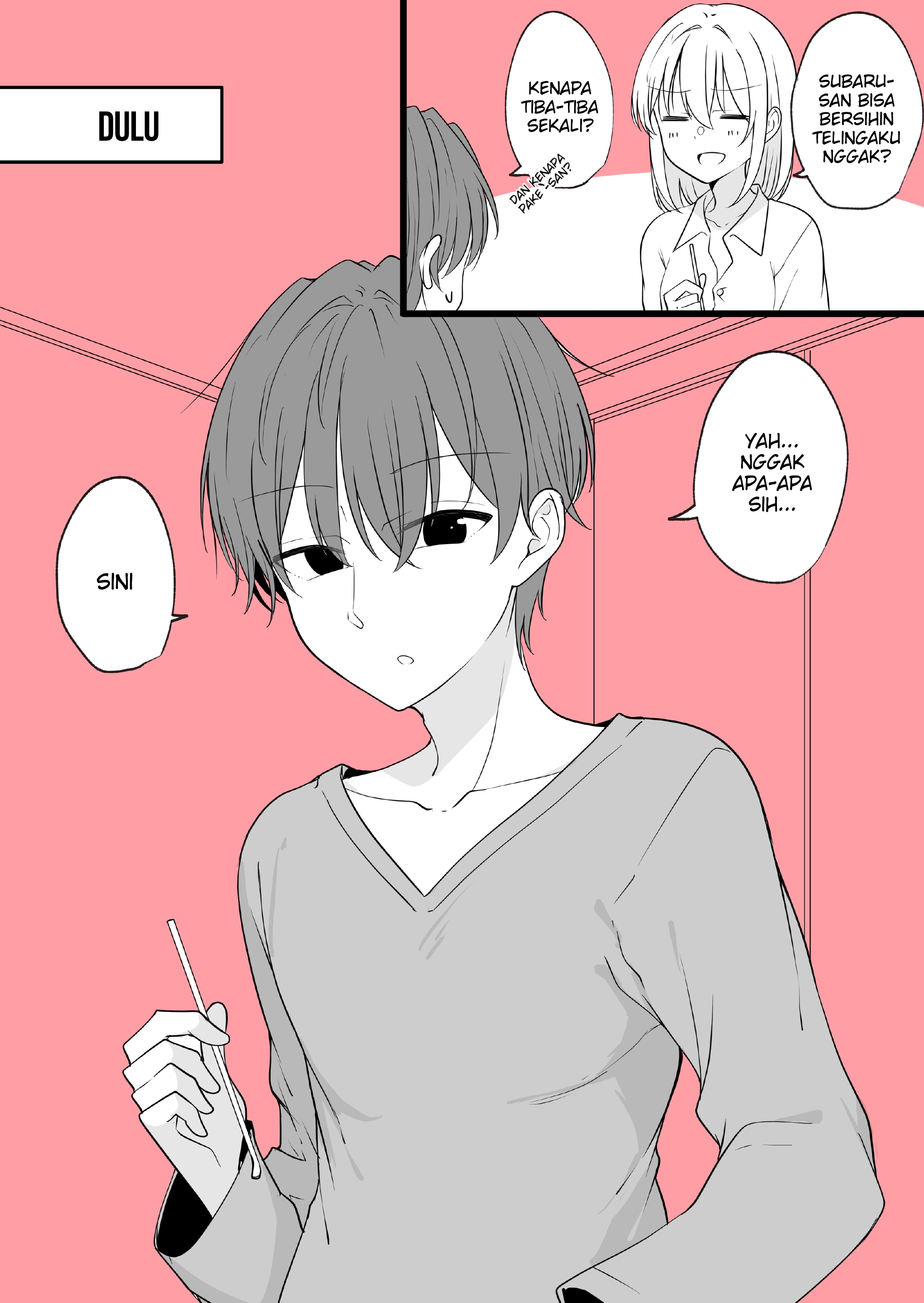 Aru Hi Kareshi ga Onnanoko ni Natteshimatta Couple no Nichijou Chapter 48 - halaman 1