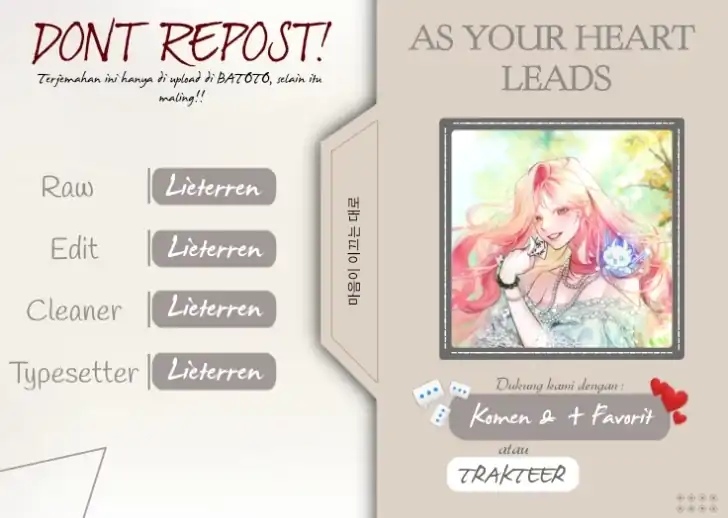 As the Heart Leads Chapter 19 - halaman 1