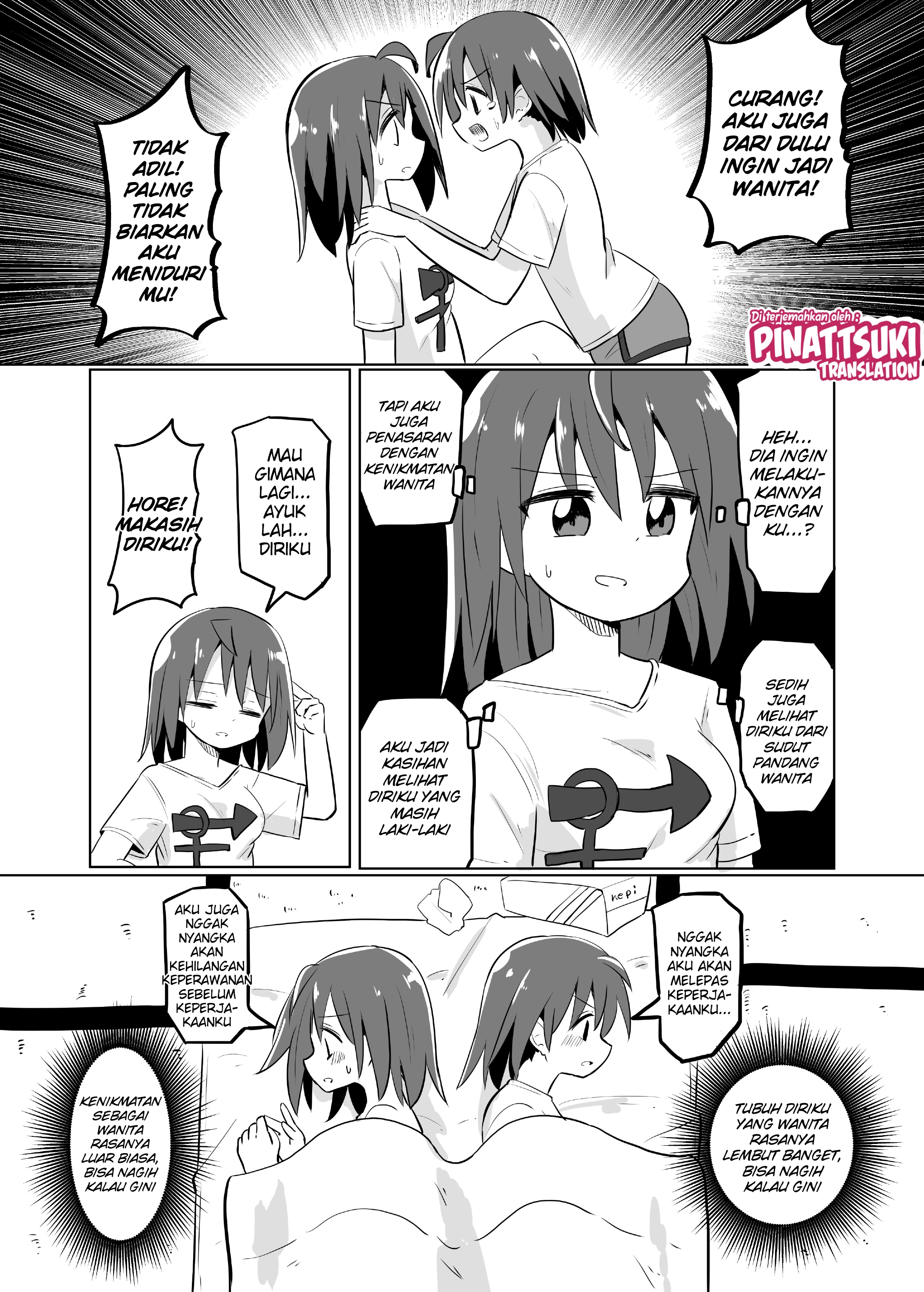 Asa Okitara Onna ni Natta Ore ga Ita Chapter 3 - halaman 1