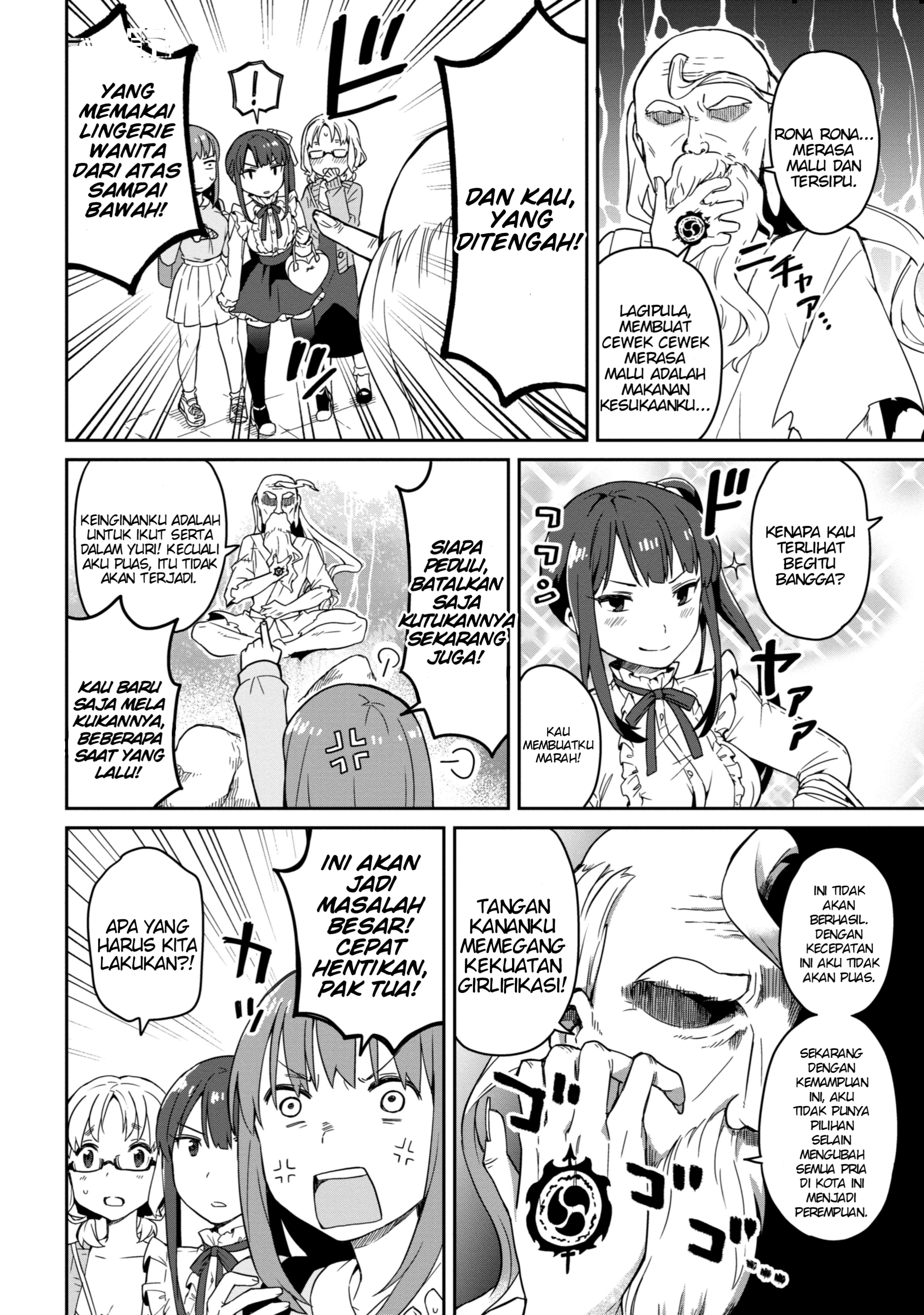 Asa Okitara Onnanoko ni Natteita Danshi Koukousei-tachi no Hanashi Chapter 1 - halaman 19