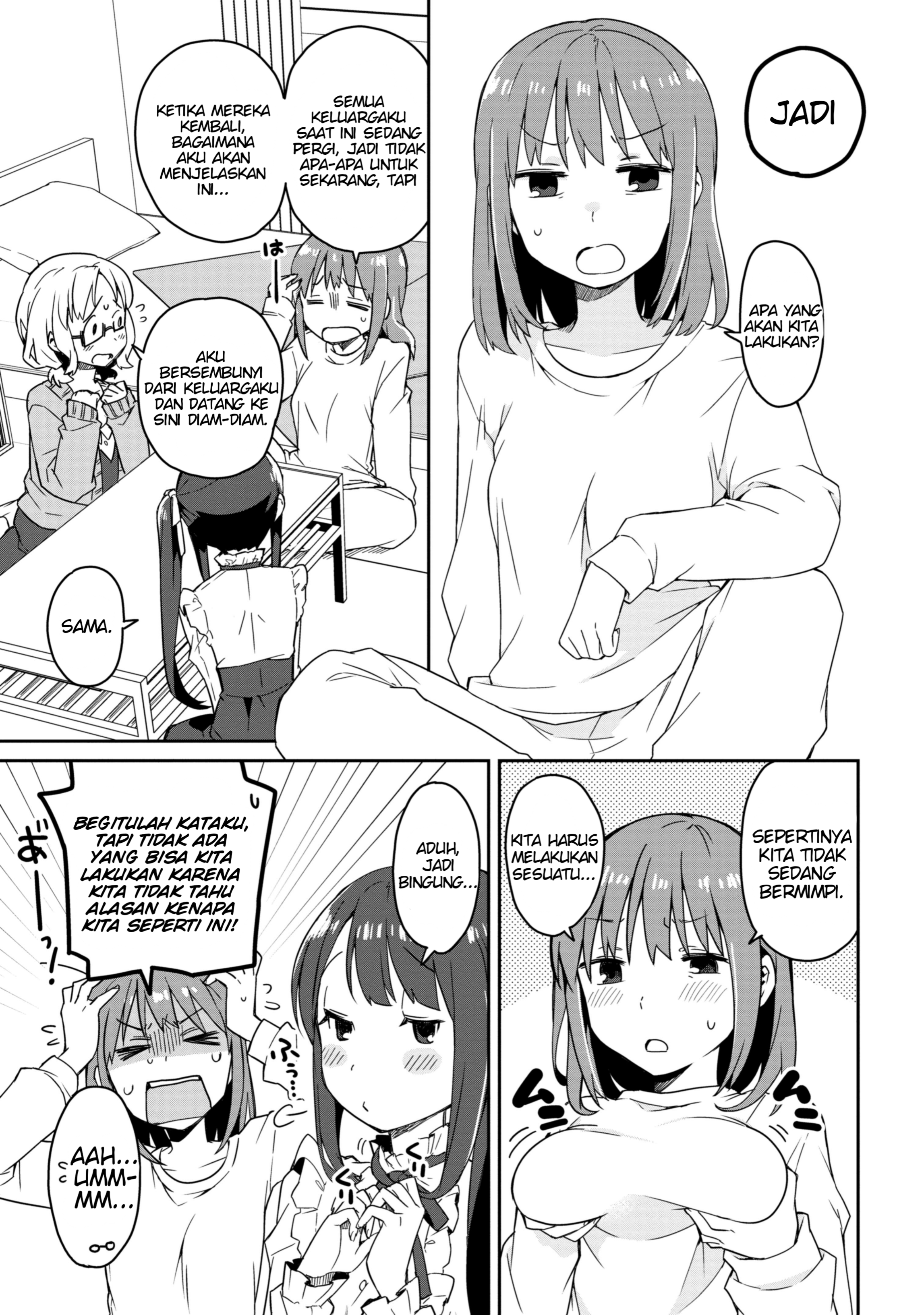 Asa Okitara Onnanoko ni Natteita Danshi Koukousei-tachi no Hanashi Chapter 1 - halaman 5