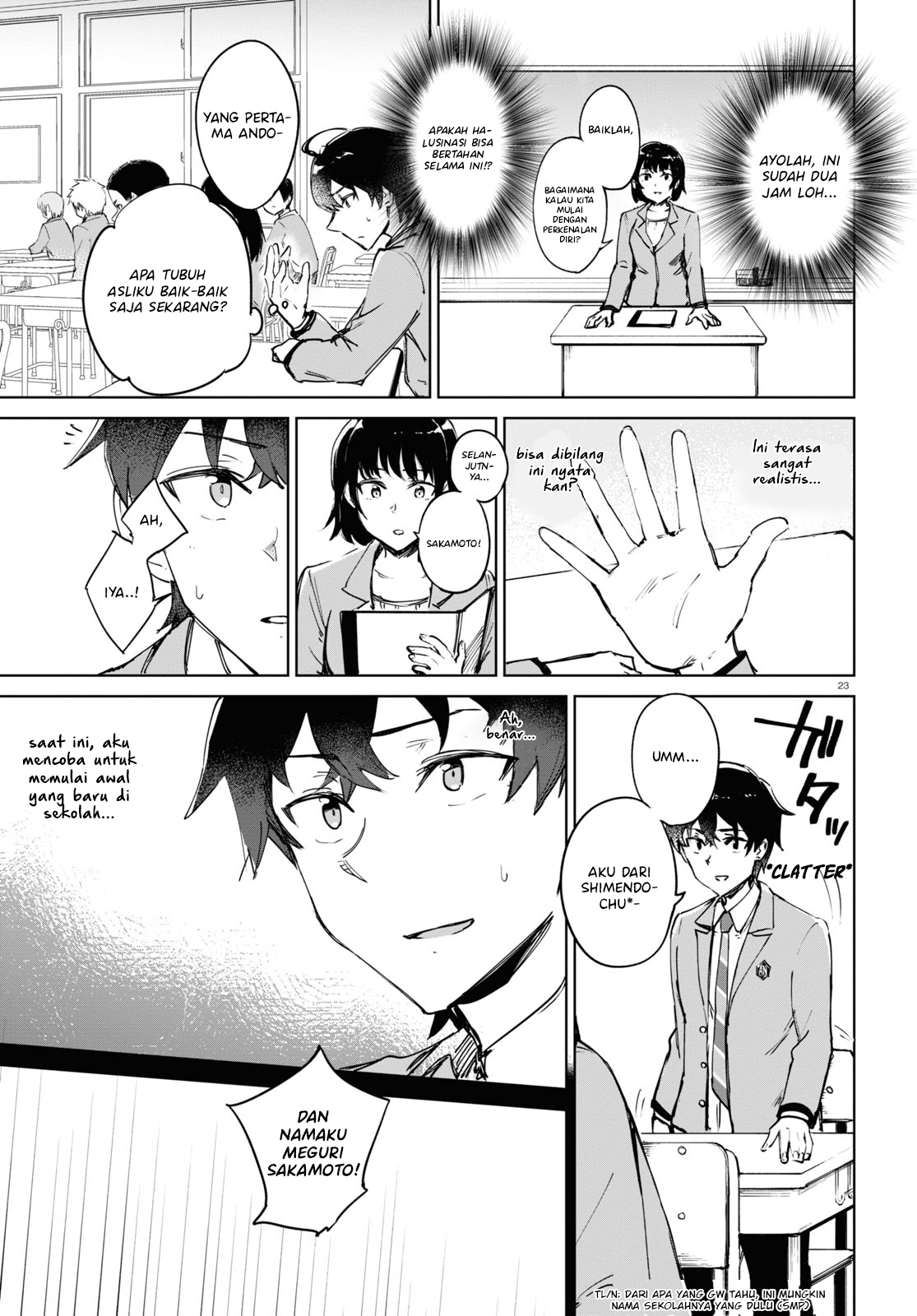 Ashita, Hadashi de Koi. Chapter 1 - halaman 27