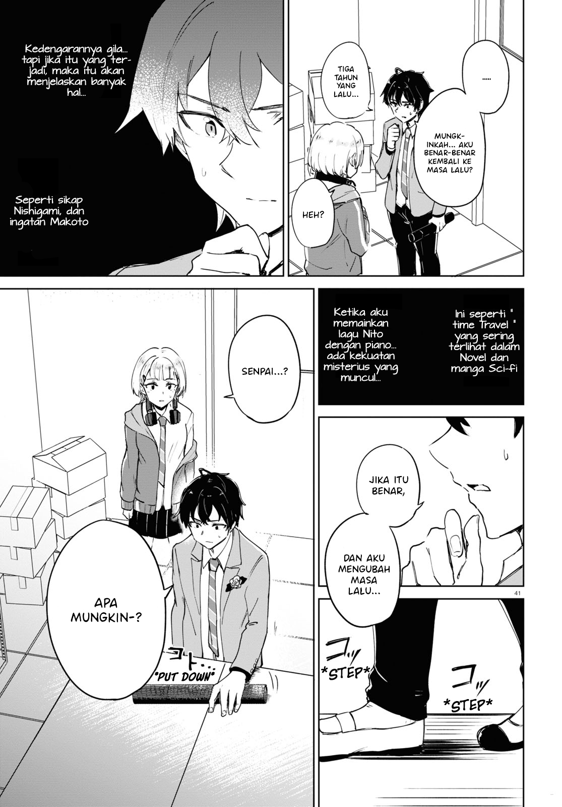 Ashita, Hadashi de Koi. Chapter 1 - halaman 45