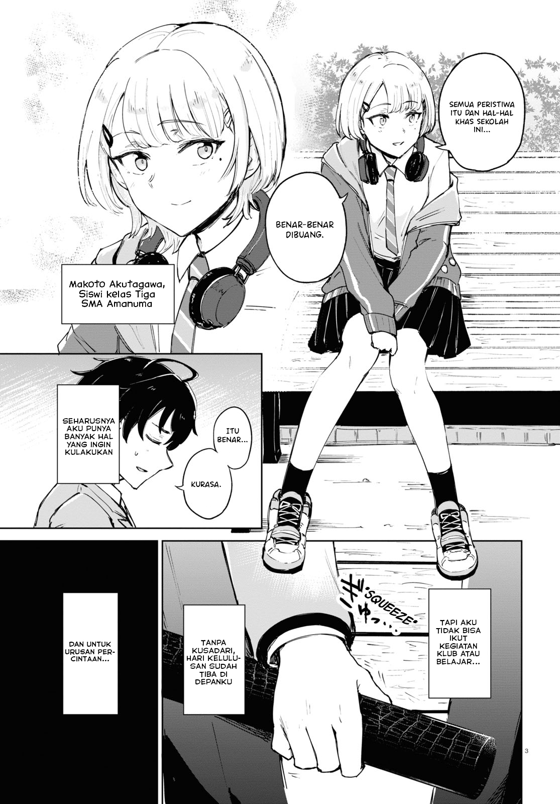 Ashita, Hadashi de Koi. Chapter 1 - halaman 7