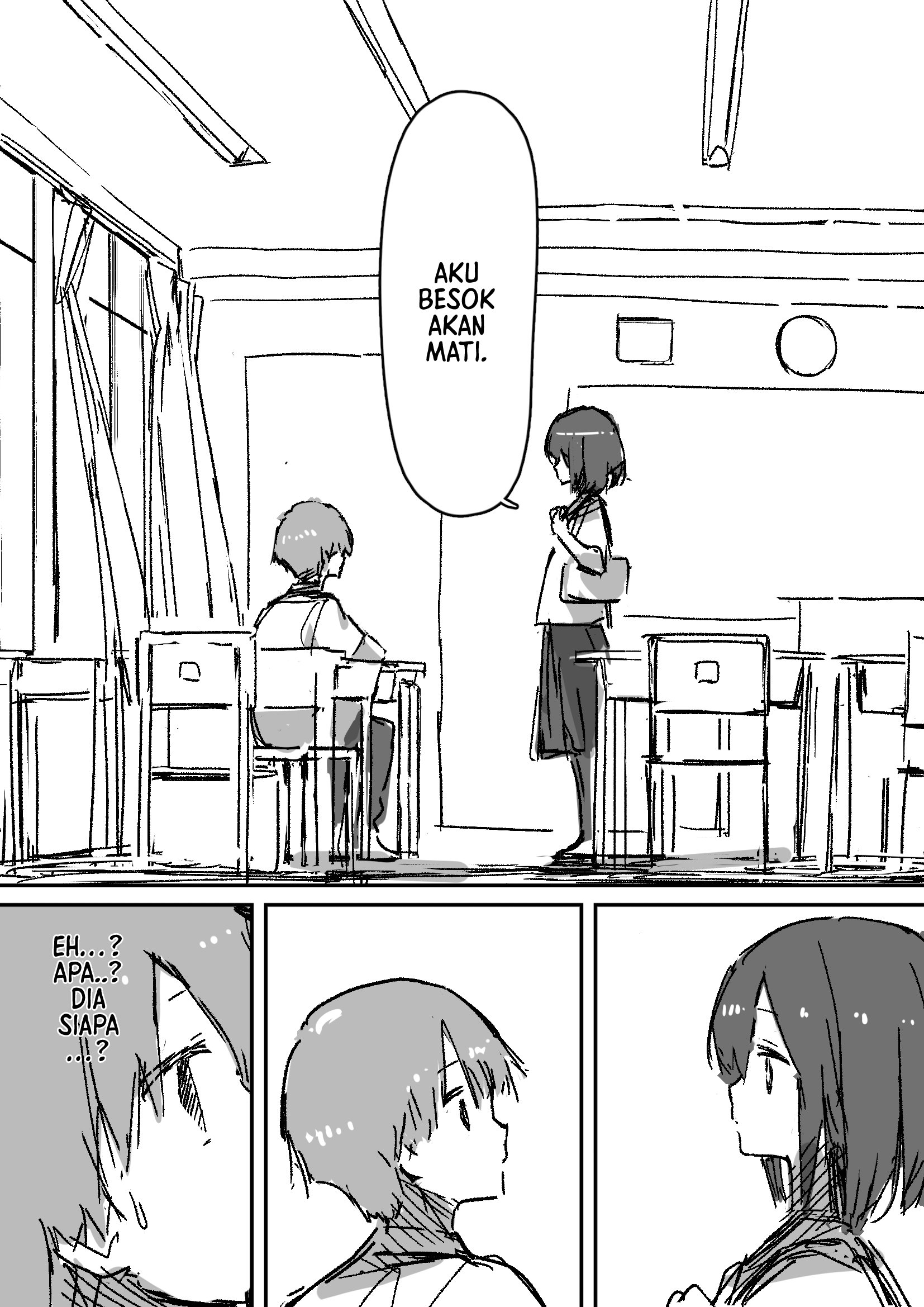 Ashita Shinu Shoujo no Saigo no Houkago Chapter 0 - halaman 1
