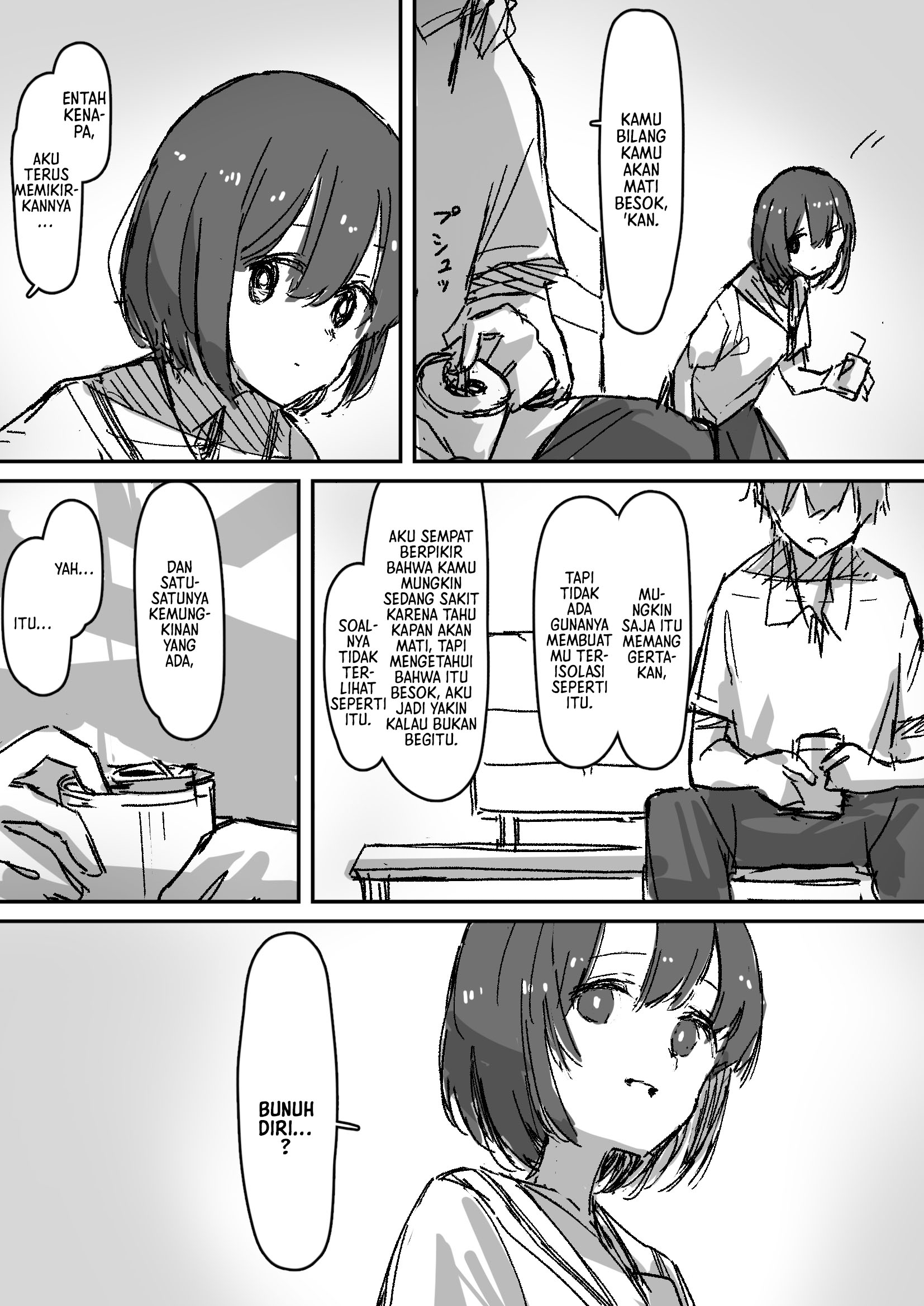Ashita Shinu Shoujo no Saigo no Houkago Chapter 0 - halaman 13