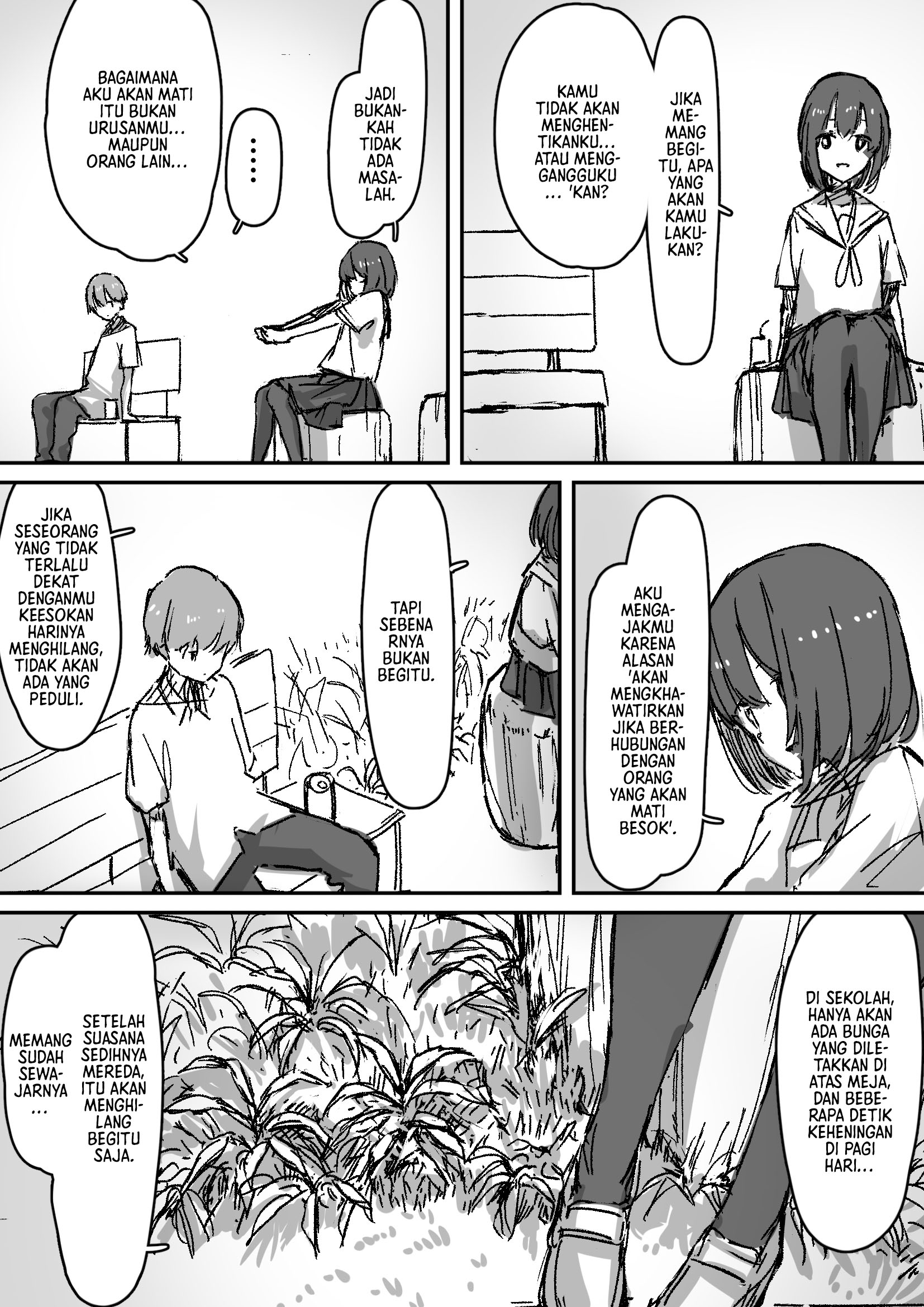 Ashita Shinu Shoujo no Saigo no Houkago Chapter 0 - halaman 14