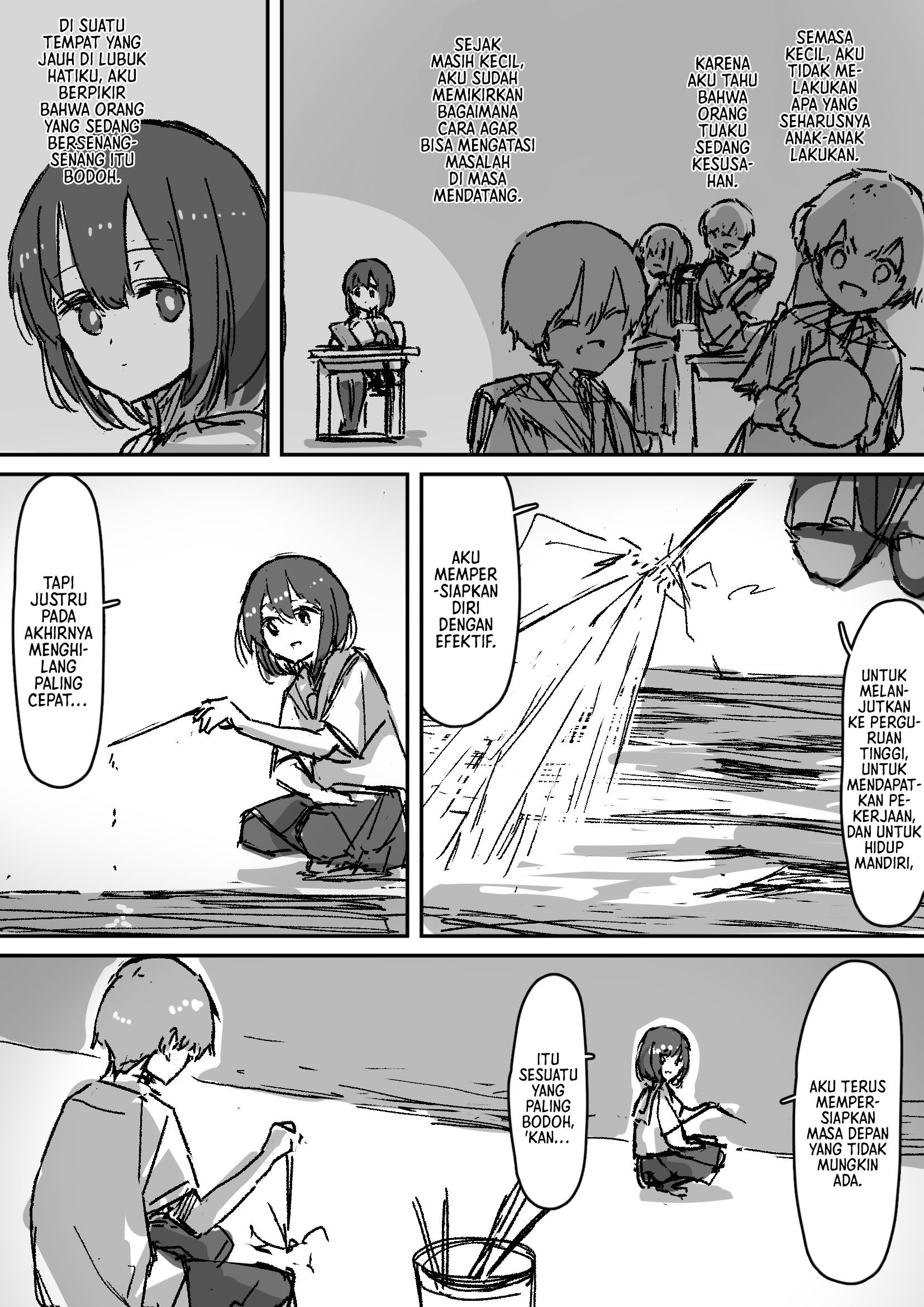 Ashita Shinu Shoujo no Saigo no Houkago Chapter 0 - halaman 19