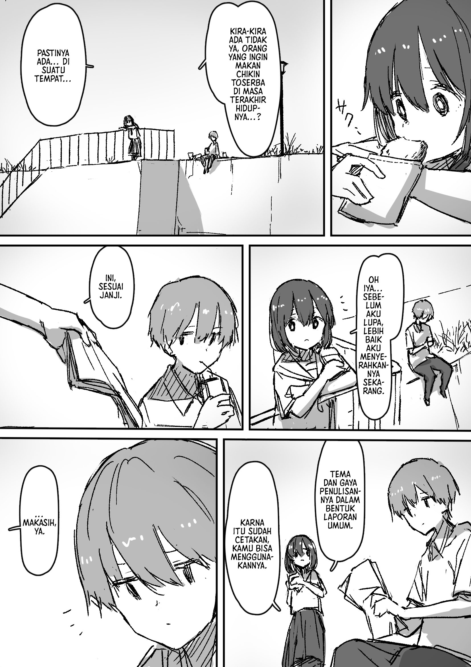 Ashita Shinu Shoujo no Saigo no Houkago Chapter 0 - halaman 22