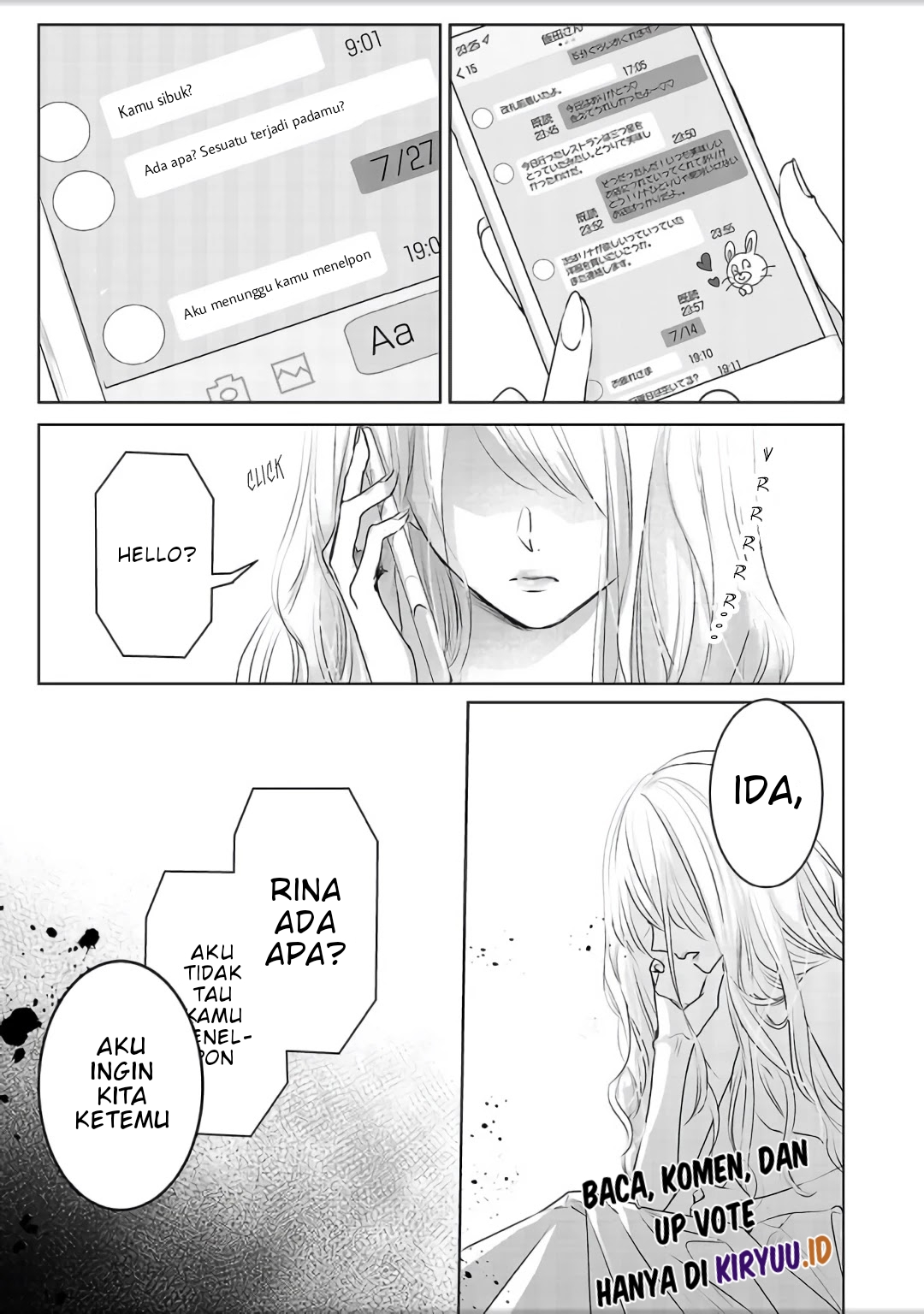 Ashita, Watashi wa Dareka no Kanojo Chapter 4.6 - halaman 8