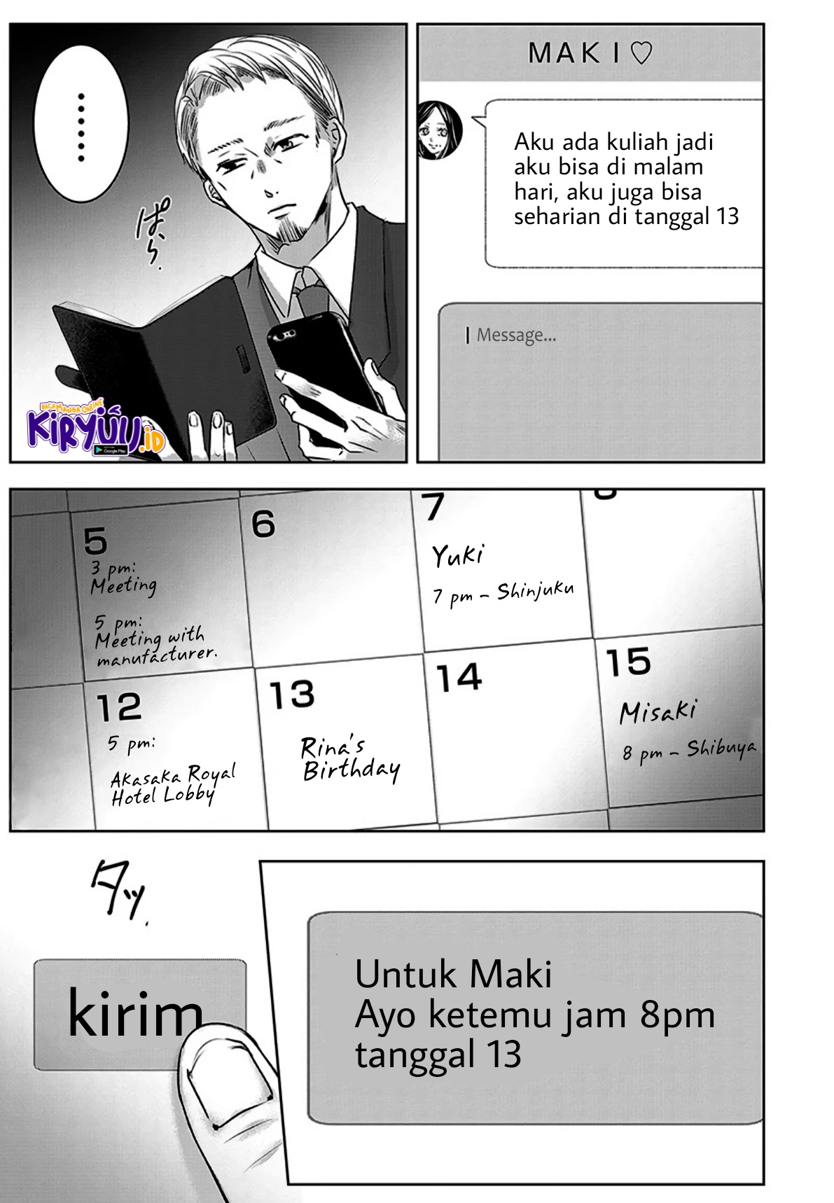 Ashita, Watashi wa Dareka no Kanojo Chapter 8 - halaman 12