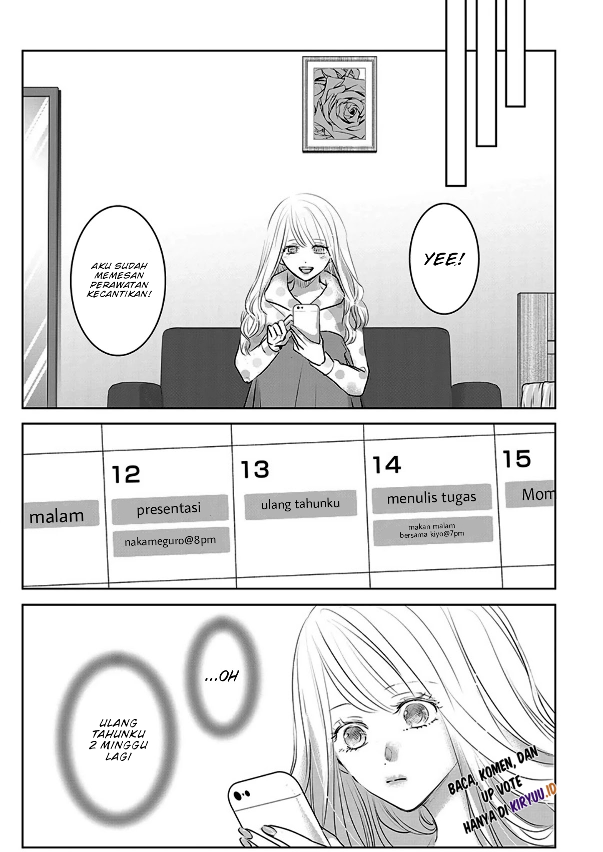 Ashita, Watashi wa Dareka no Kanojo Chapter 8 - halaman 8