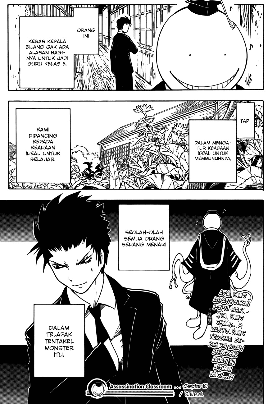 Assassination Classroom Chapter 10 - halaman 22