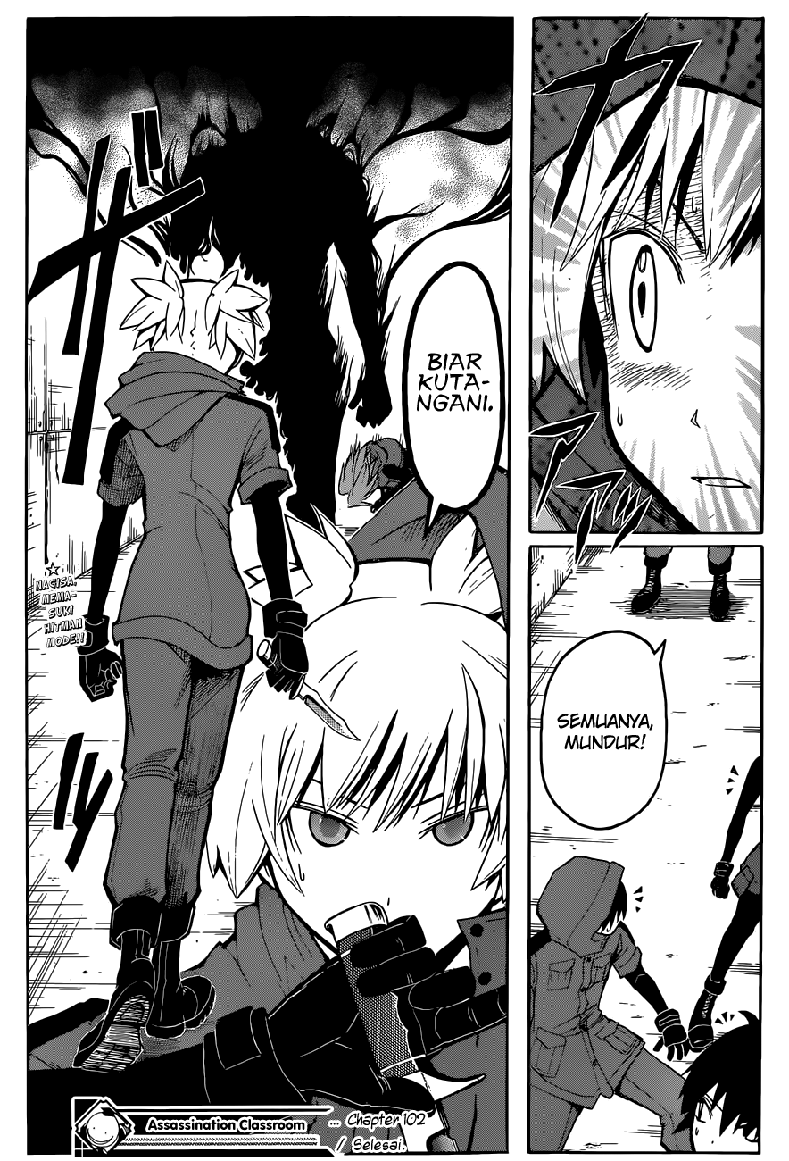Assassination Classroom Chapter 102 - halaman 20