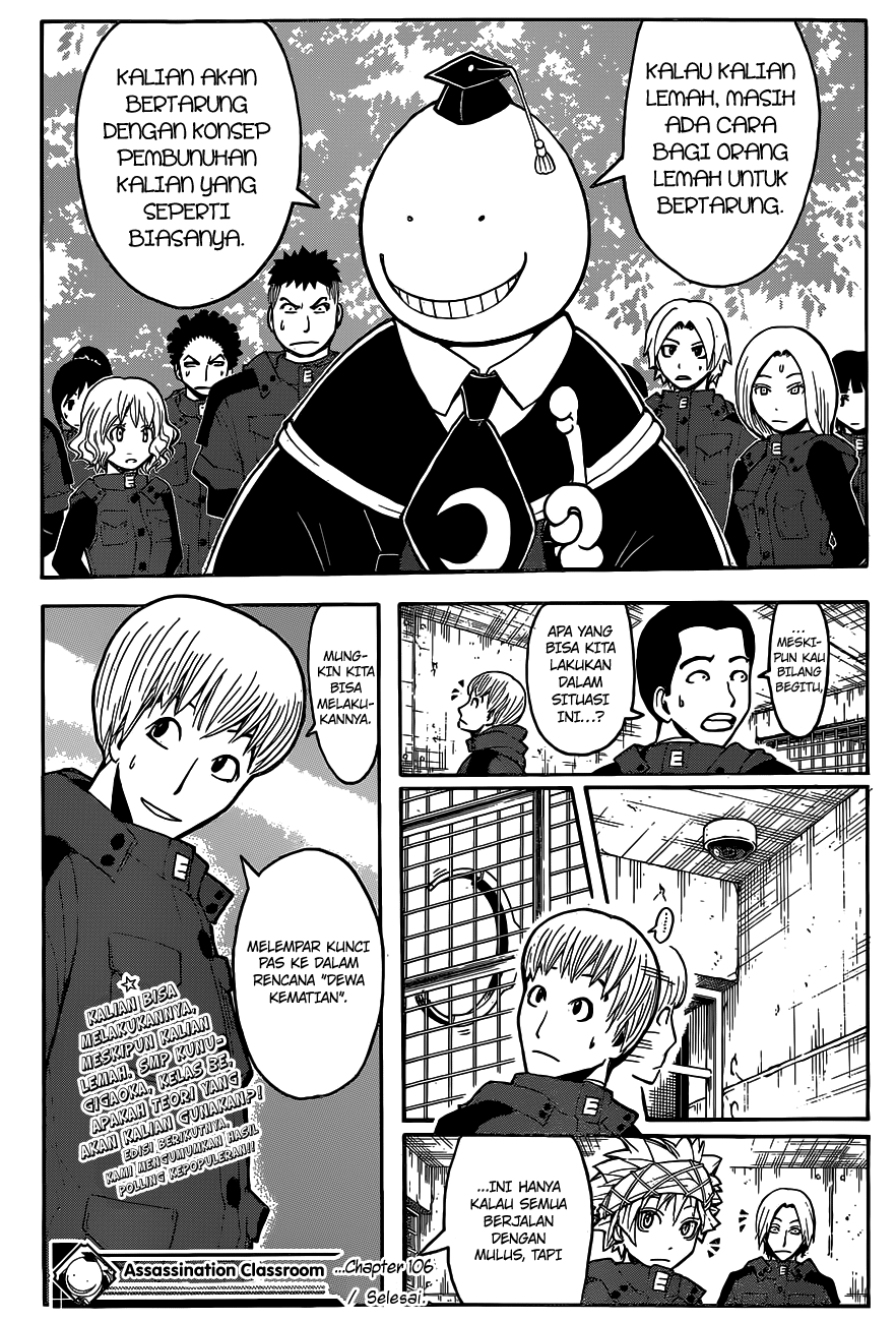 Assassination Classroom Chapter 106 - halaman 20