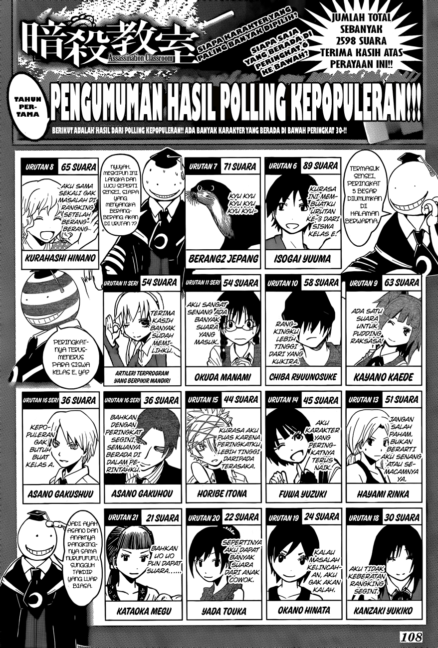 Assassination Classroom Chapter 107 - halaman 23