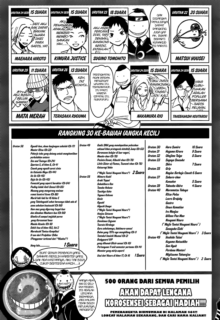 Assassination Classroom Chapter 107 - halaman 24
