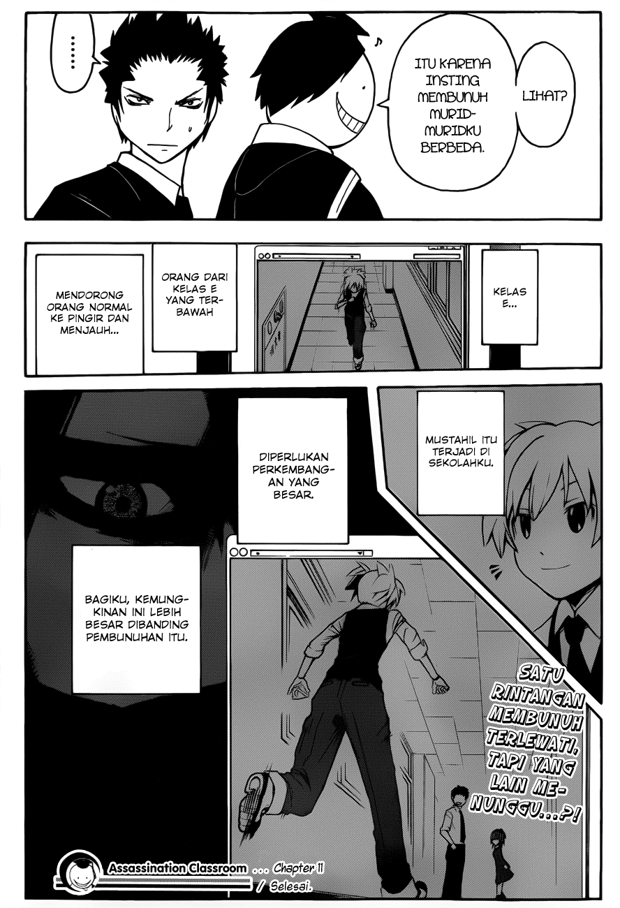 Assassination Classroom Chapter 11 - halaman 20