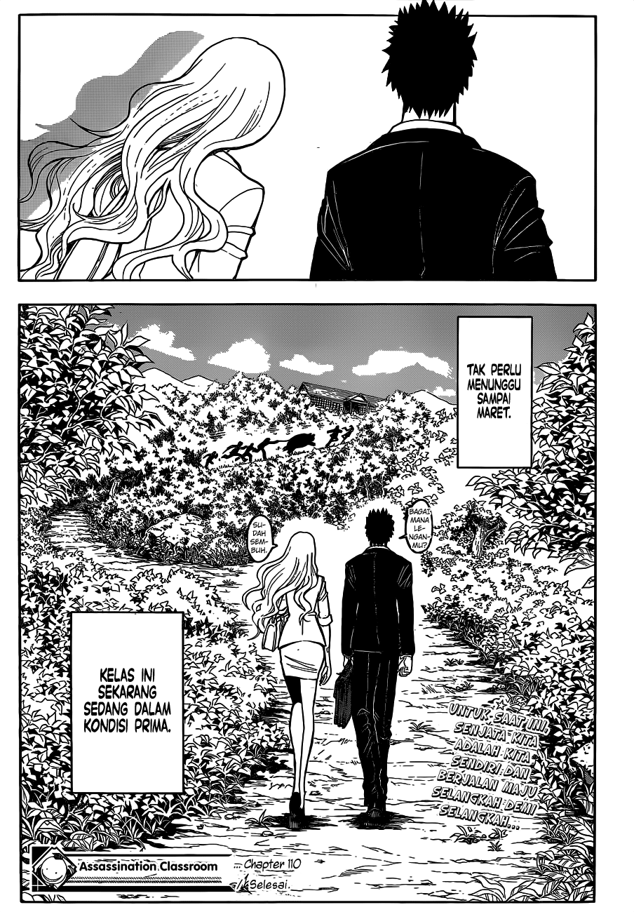 Assassination Classroom Chapter 110 - halaman 20