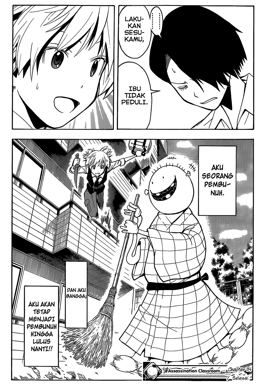 Assassination Classroom Chapter 114 - halaman 20
