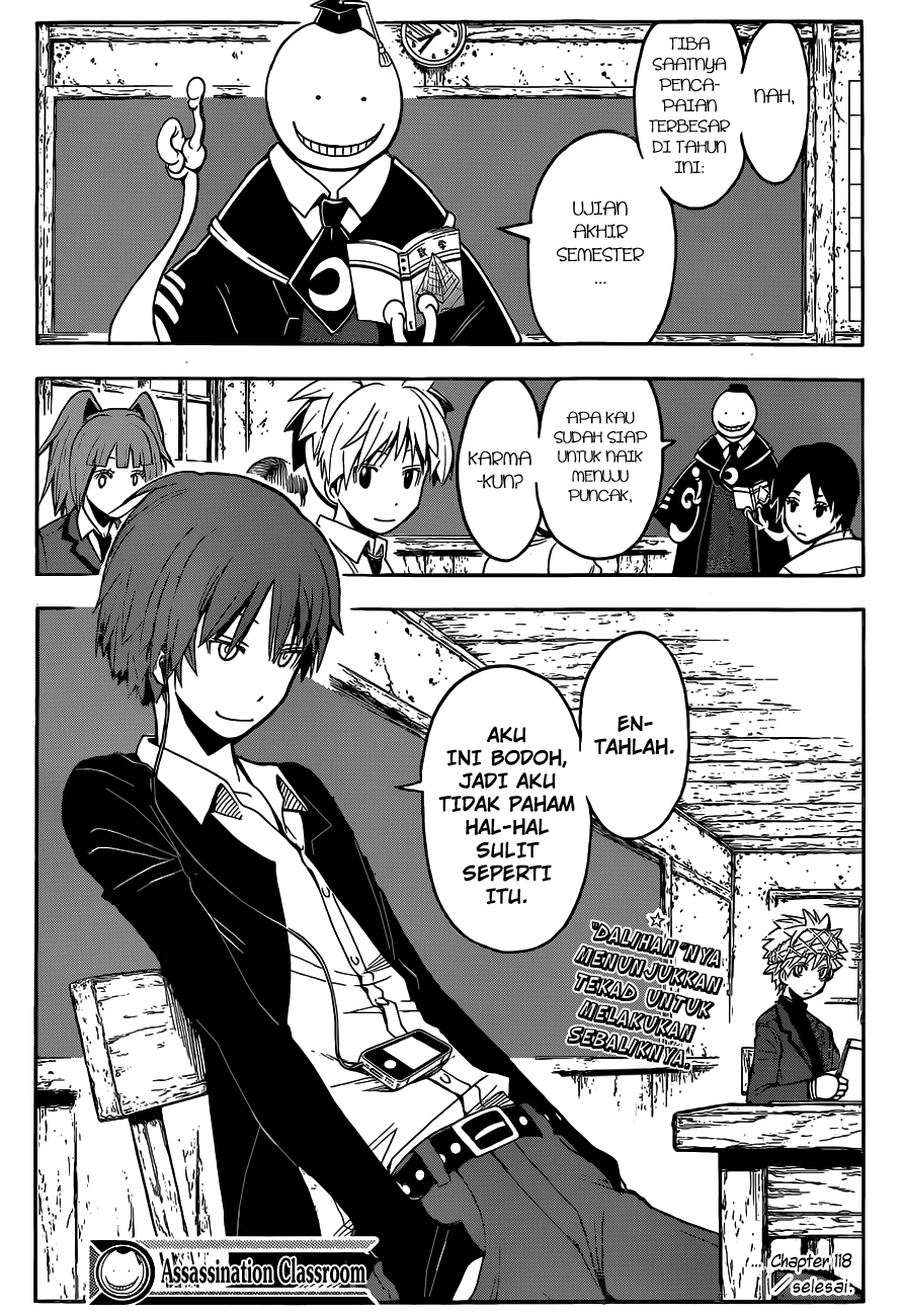 Assassination Classroom Chapter 118 - halaman 20