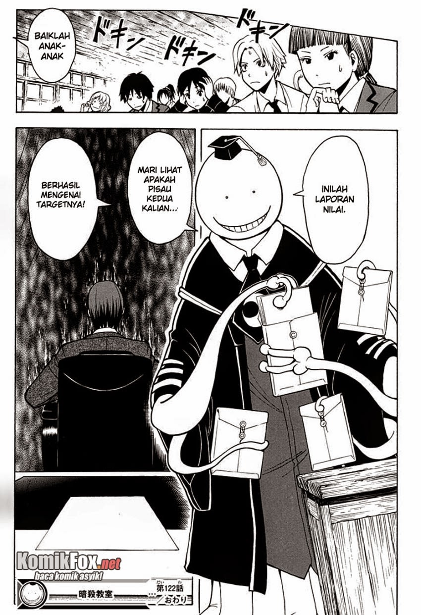 Assassination Classroom Chapter 122 - halaman 19