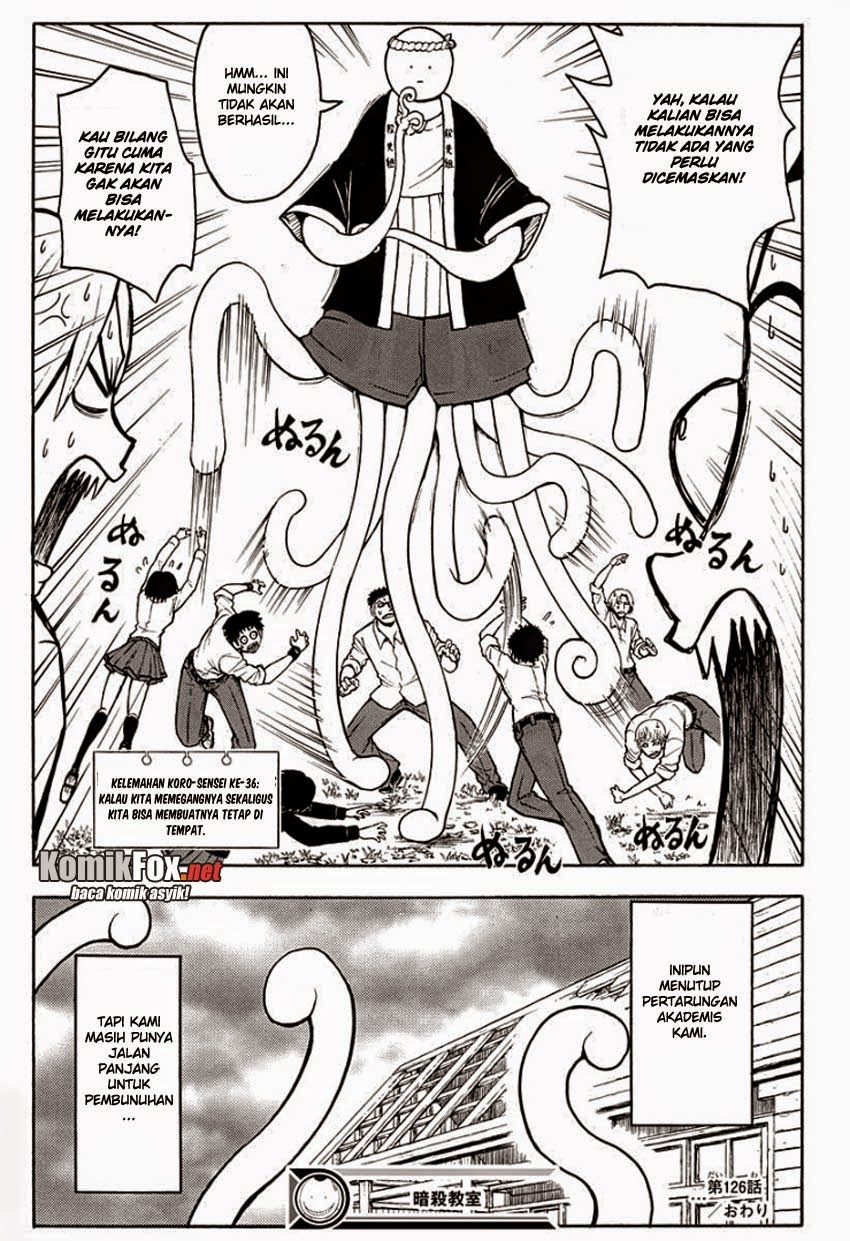 Assassination Classroom Chapter 126 - halaman 18