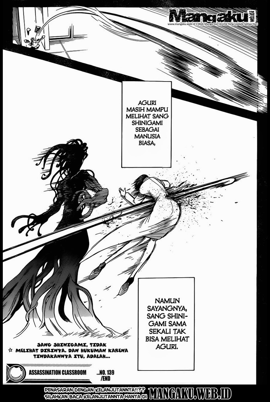 Assassination Classroom Chapter 139 - halaman 19