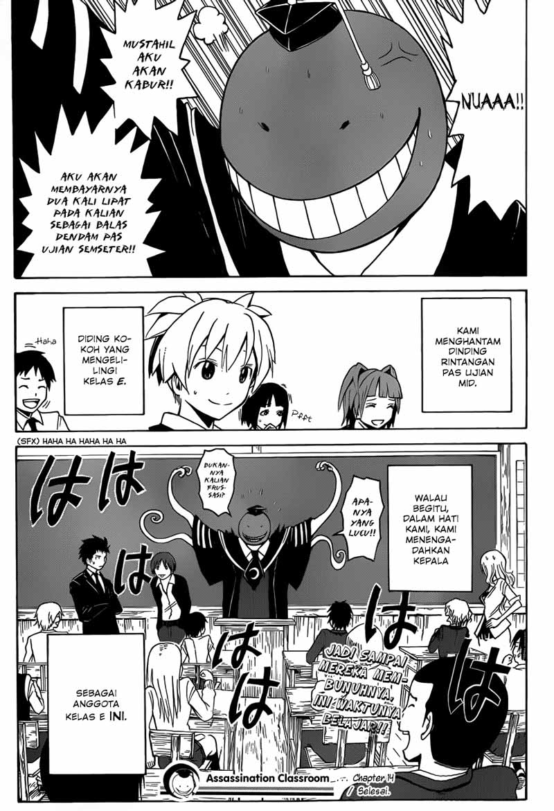 Assassination Classroom Chapter 14 - halaman 20