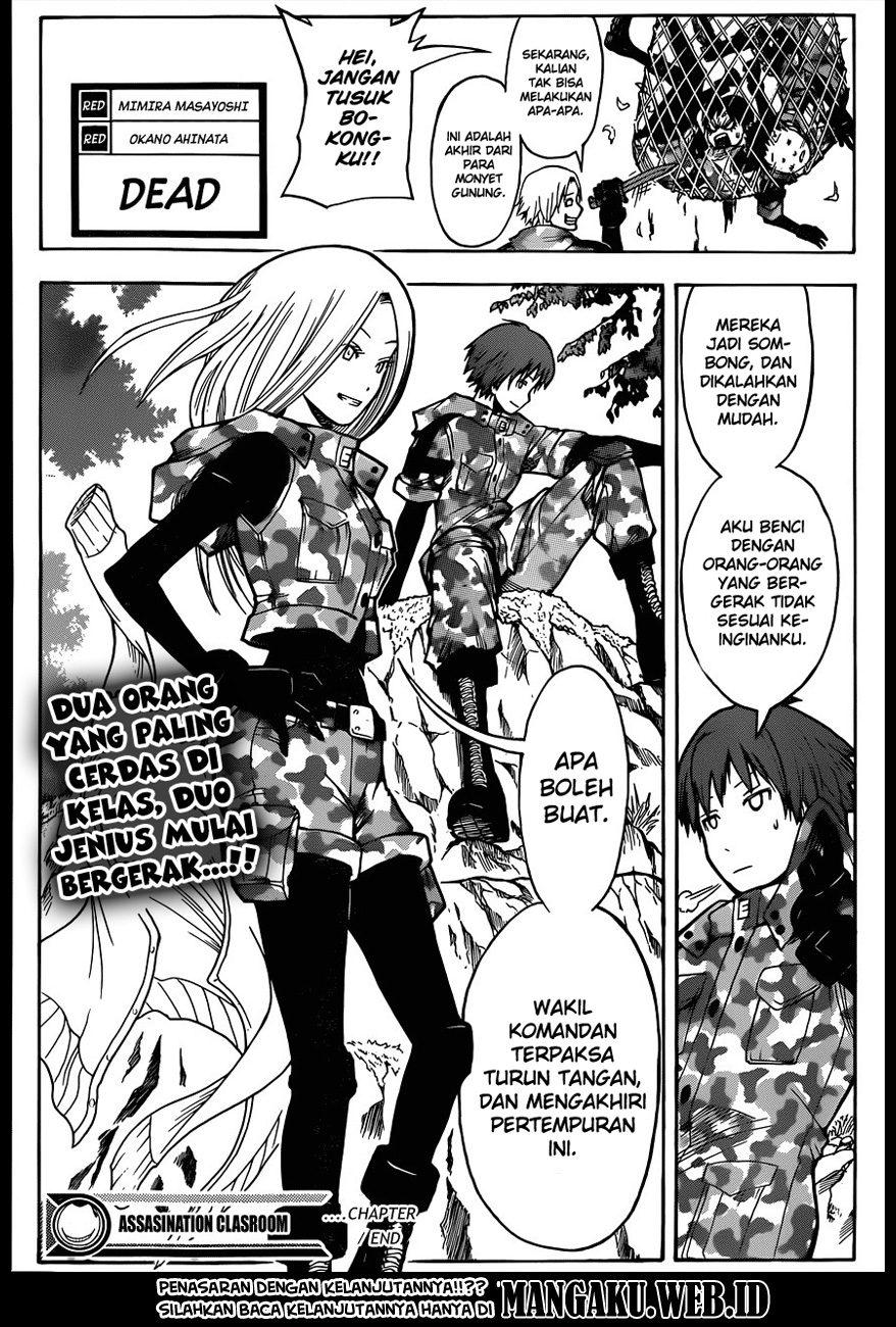 Assassination Classroom Chapter 145 - halaman 22