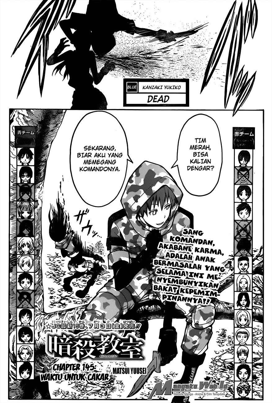 Assassination Classroom Chapter 145 - halaman 6