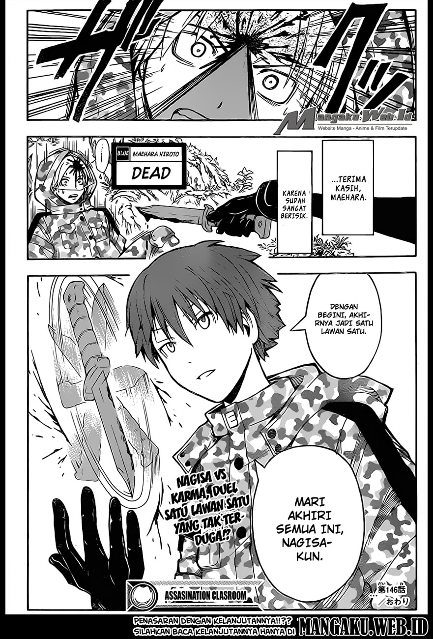 Assassination Classroom Chapter 146 - halaman 22
