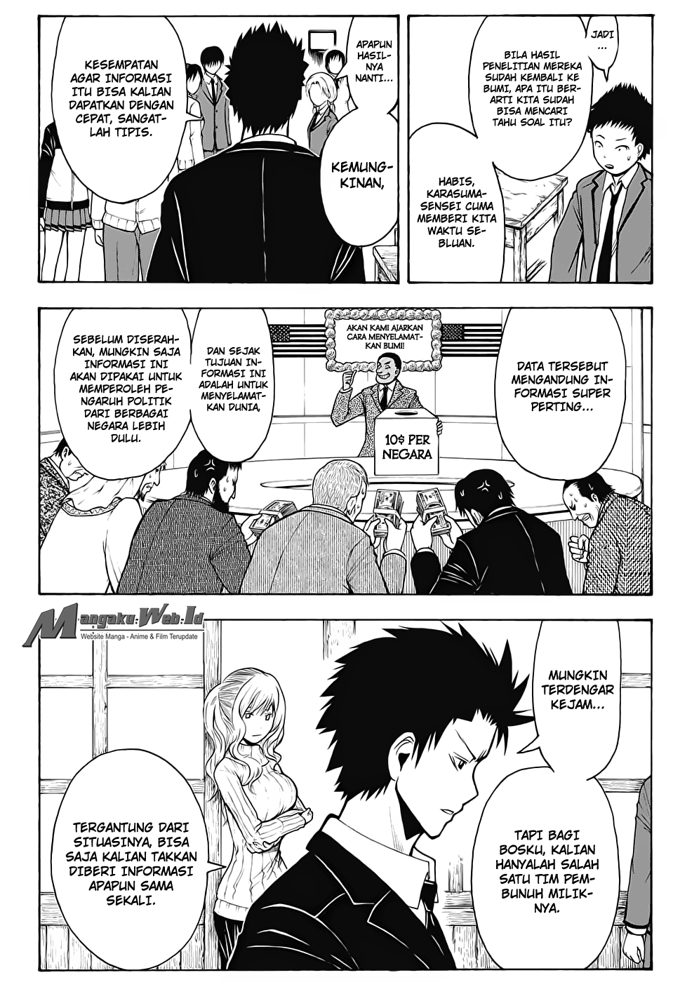Assassination Classroom Chapter 150 - halaman 9