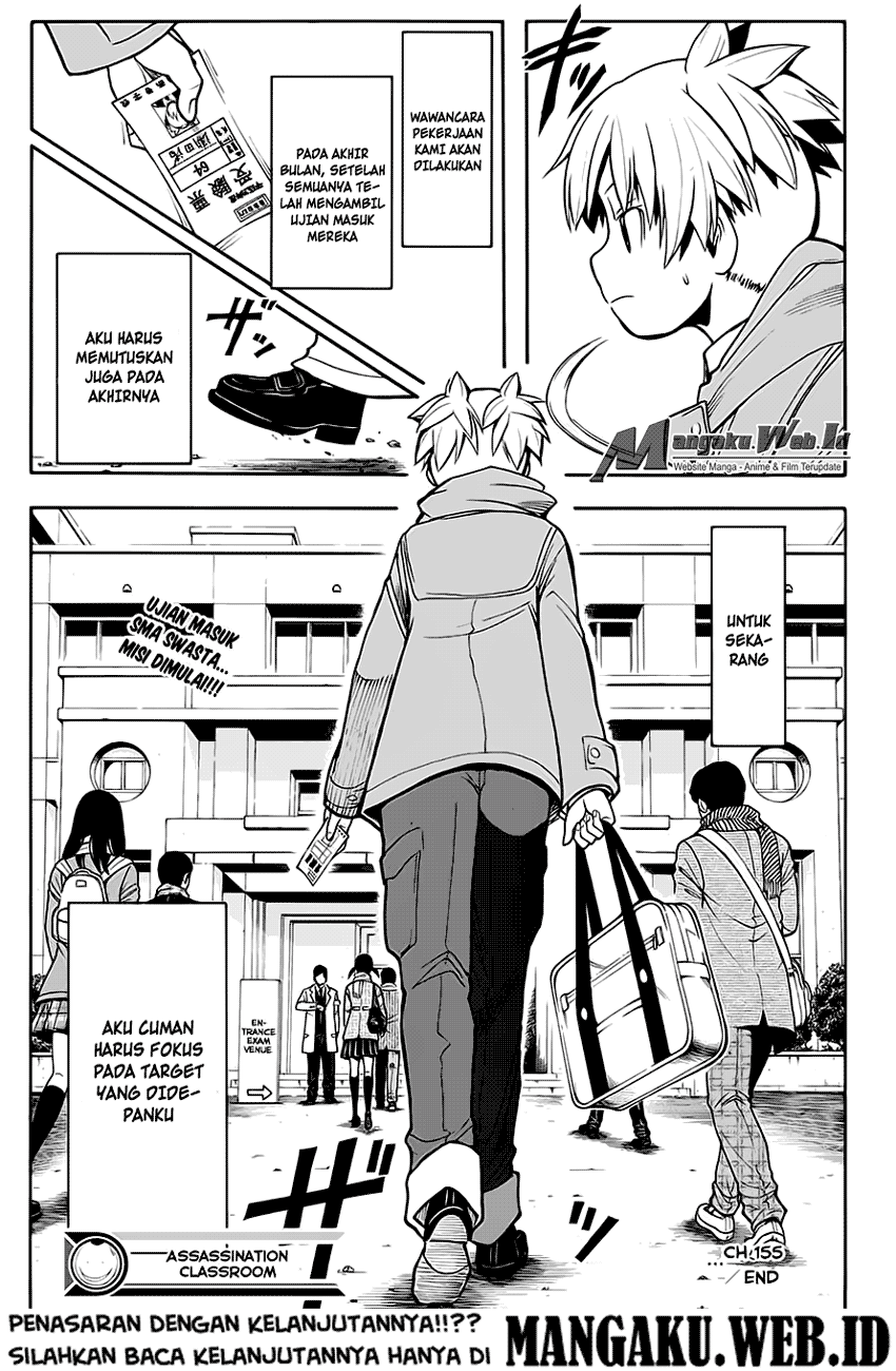 Assassination Classroom Chapter 155 - halaman 19