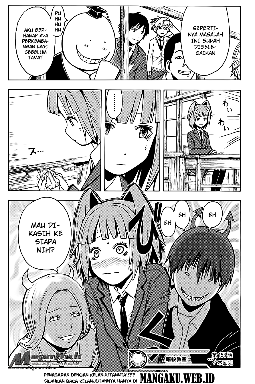 Assassination Classroom Chapter 158 - halaman 20