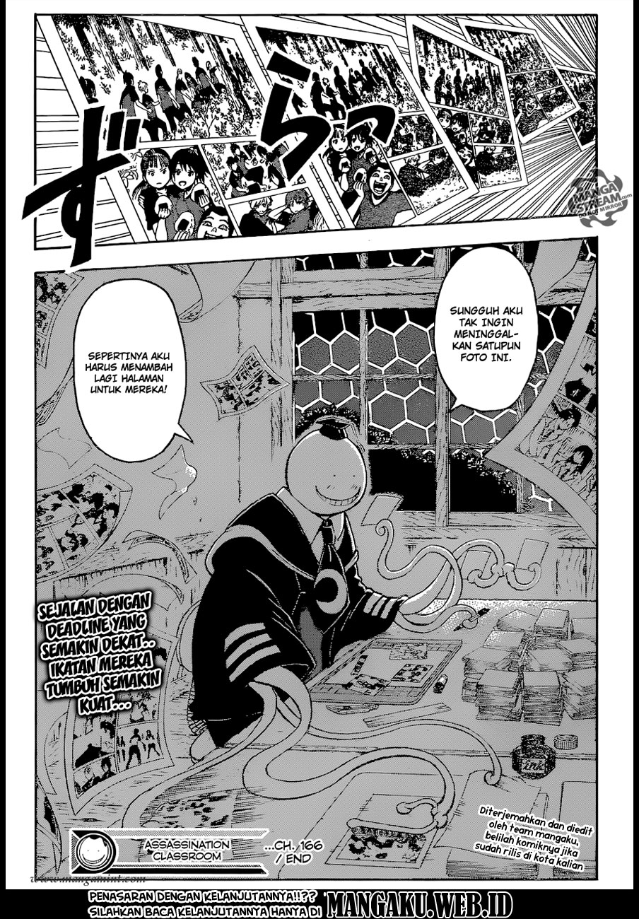 Assassination Classroom Chapter 166 - halaman 20