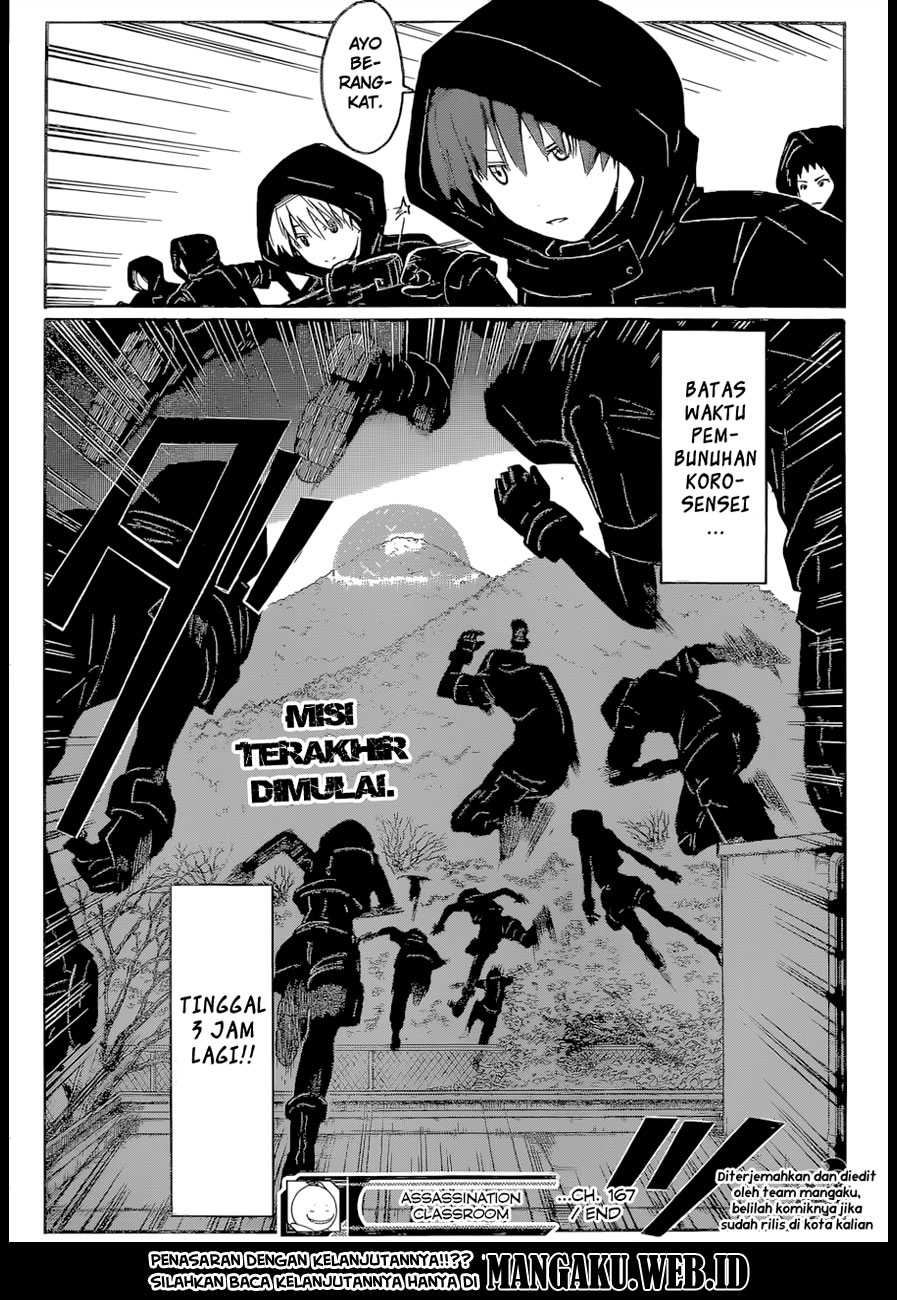 Assassination Classroom Chapter 167 - halaman 20