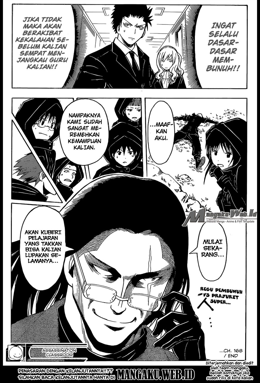 Assassination Classroom Chapter 168 - halaman 20