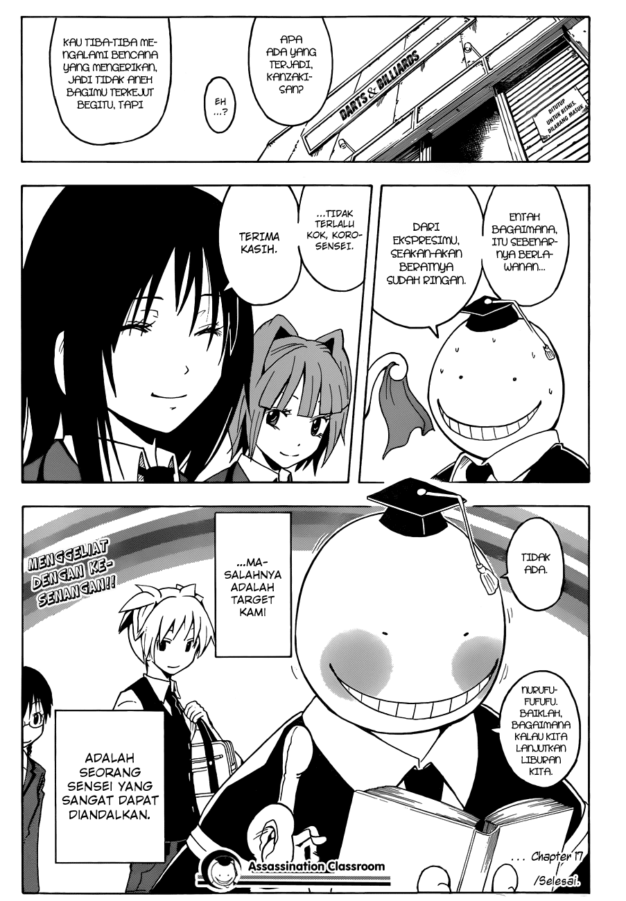 Assassination Classroom Chapter 17 - halaman 22