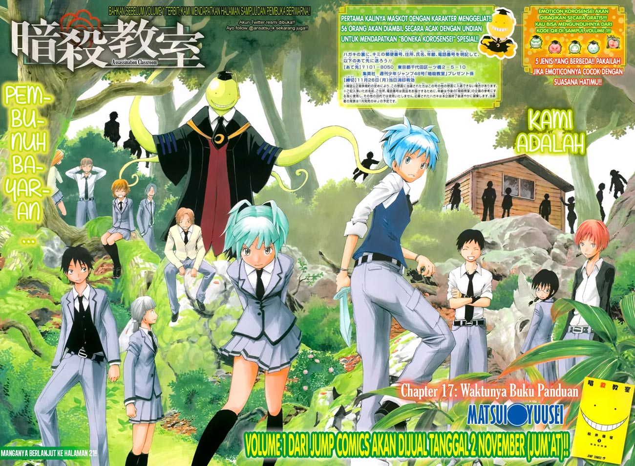 Assassination Classroom Chapter 17 - halaman 4