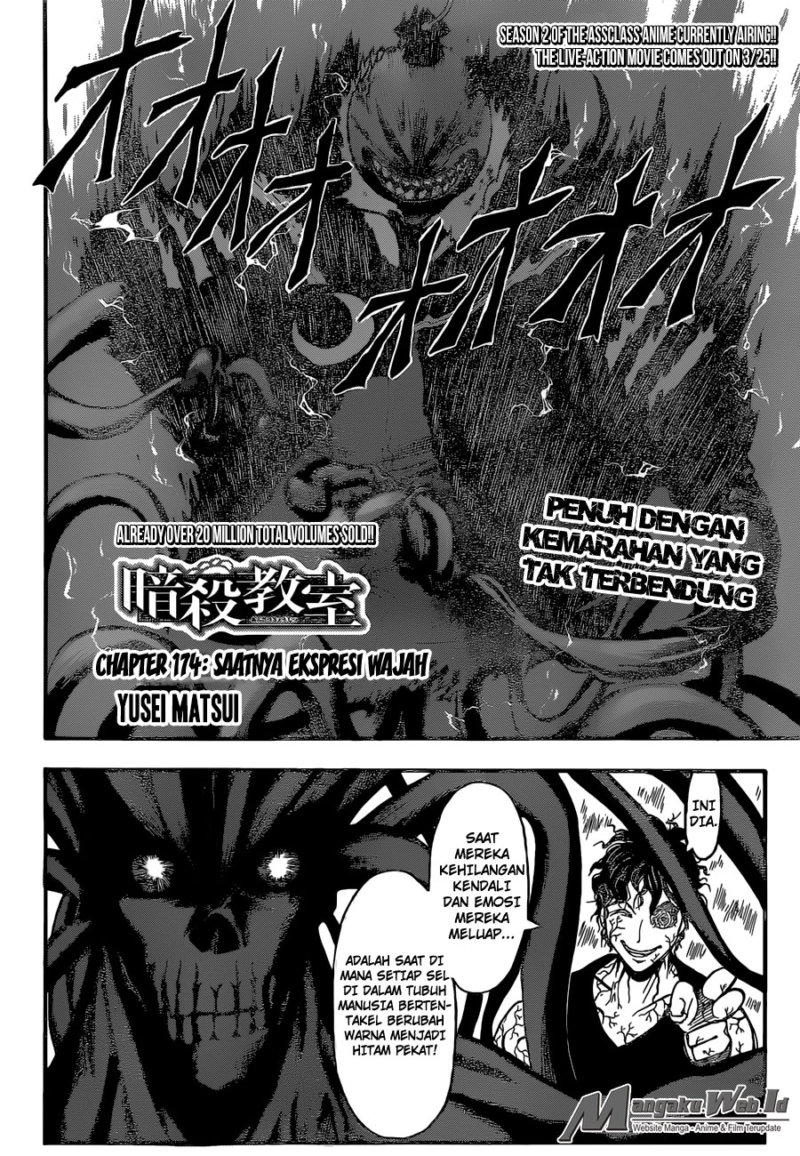 Assassination Classroom Chapter 174 - halaman 3