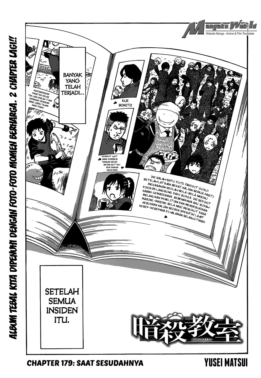 Assassination Classroom Chapter 179 - halaman 2
